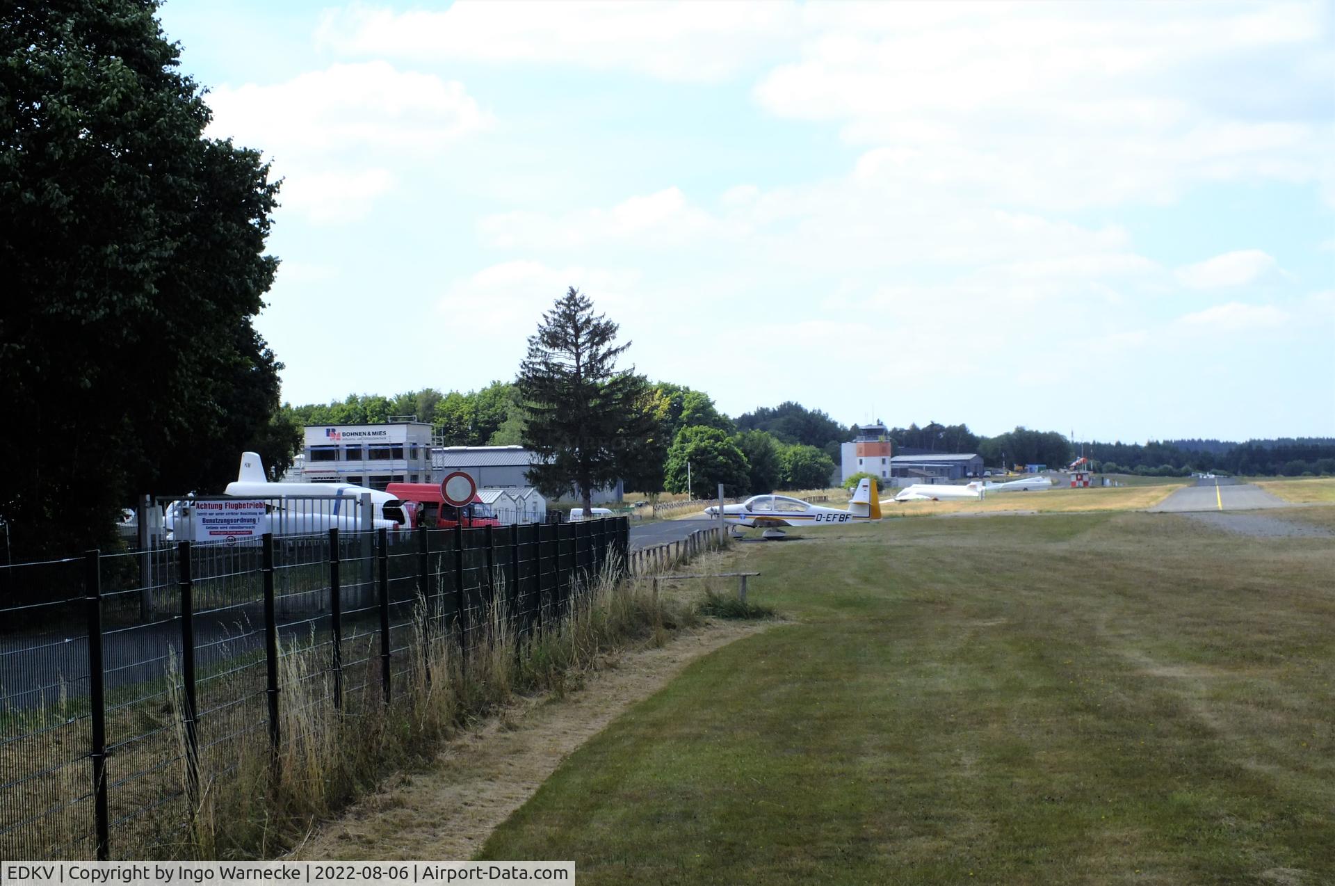 Dahlemer Binz Airport, Dahlem Germany (EDKV) - approaching Dahlemer Binz airfield from the east