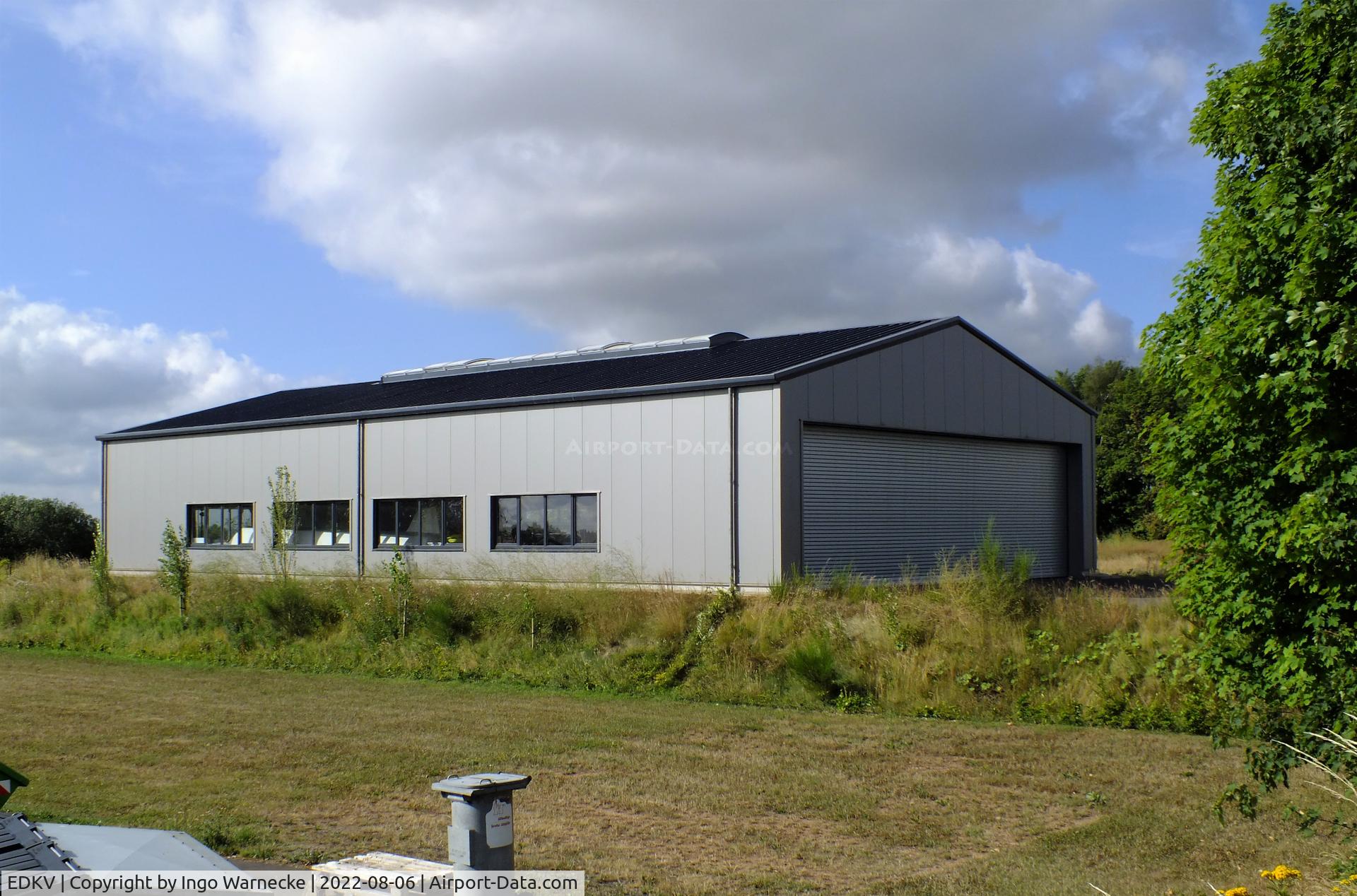 Dahlemer Binz Airport, Dahlem Germany (EDKV) - hangar in the central part of Dahlemer Binz airfield
