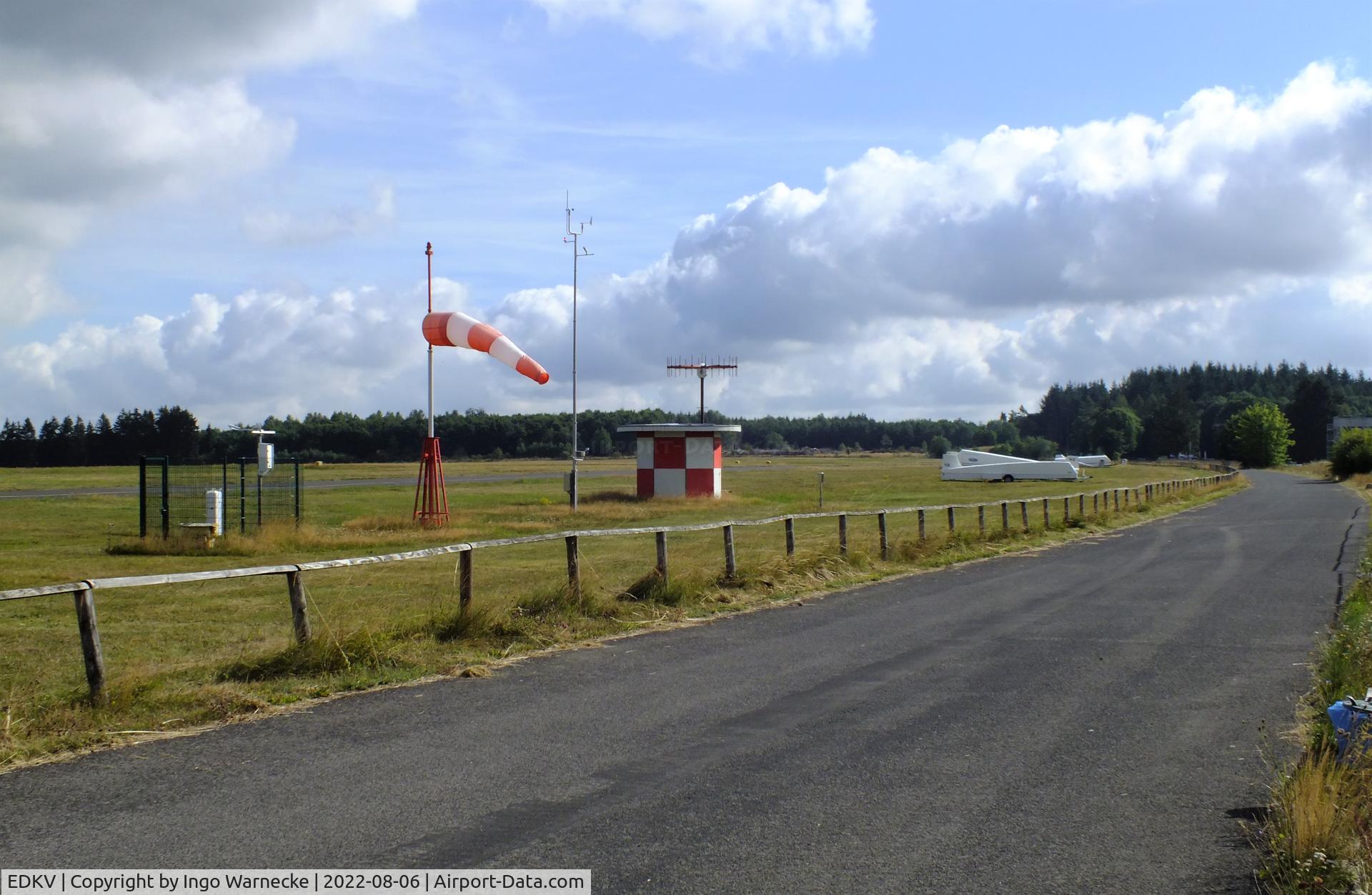 Dahlemer Binz Airport, Dahlem Germany (EDKV) - looking east at the western end of the public enclosure at Dahlemer Binz airfield