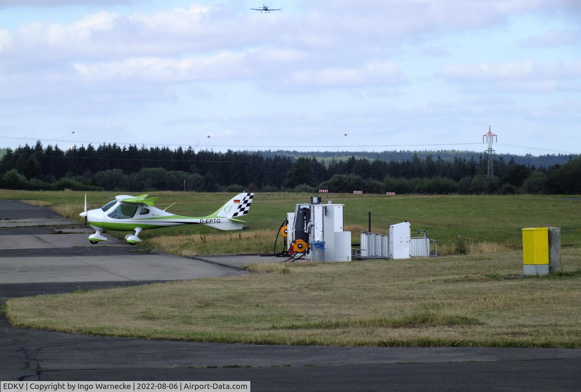 Dahlemer Binz Airport, Dahlem Germany (EDKV) - the airfield fuelling station at Dahlemer Binz airfield