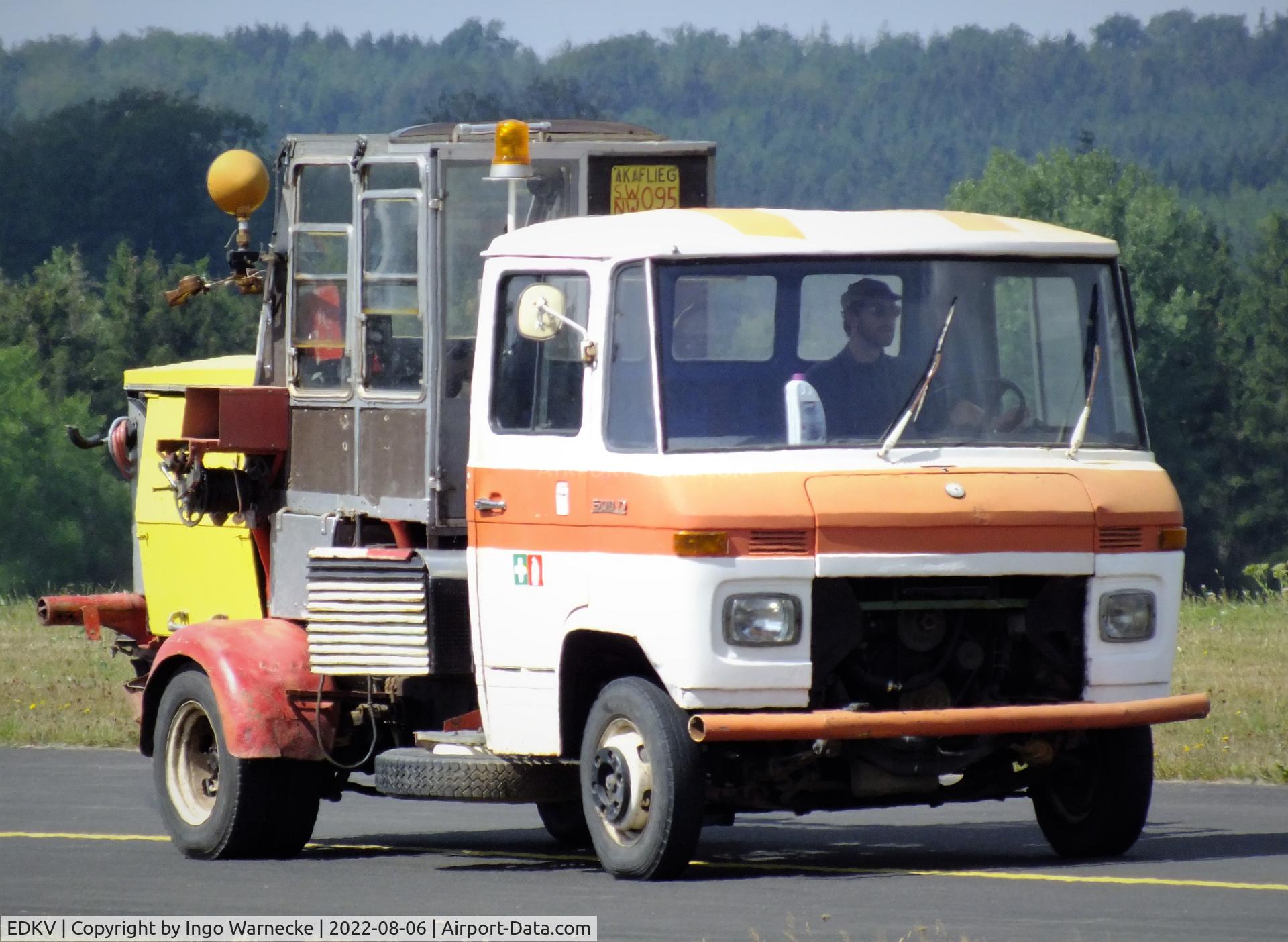 Dahlemer Binz Airport, Dahlem Germany (EDKV) - winch-truck at Dahlemer Binz airfield #v