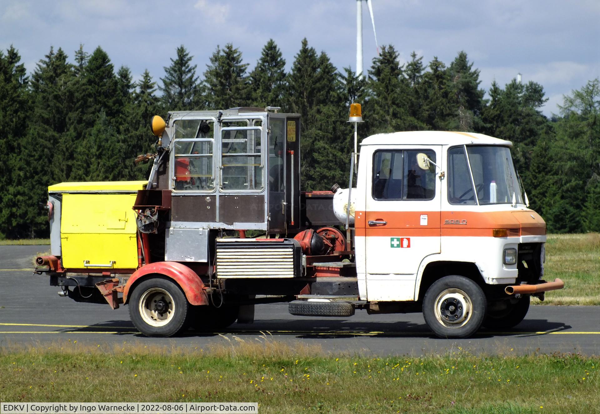 Dahlemer Binz Airport, Dahlem Germany (EDKV) - winch-truck at Dahlemer Binz airfield #v