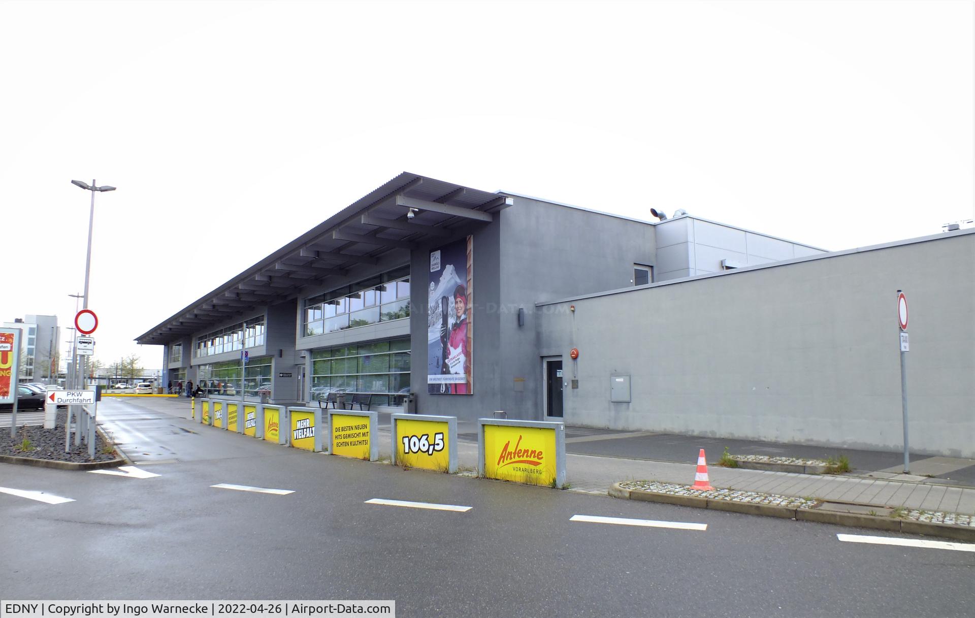 Bodensee Airport, Friedrichshafen Germany (EDNY) - eastern landside view of the new terminal at Friedrichshafen Bodensee airport