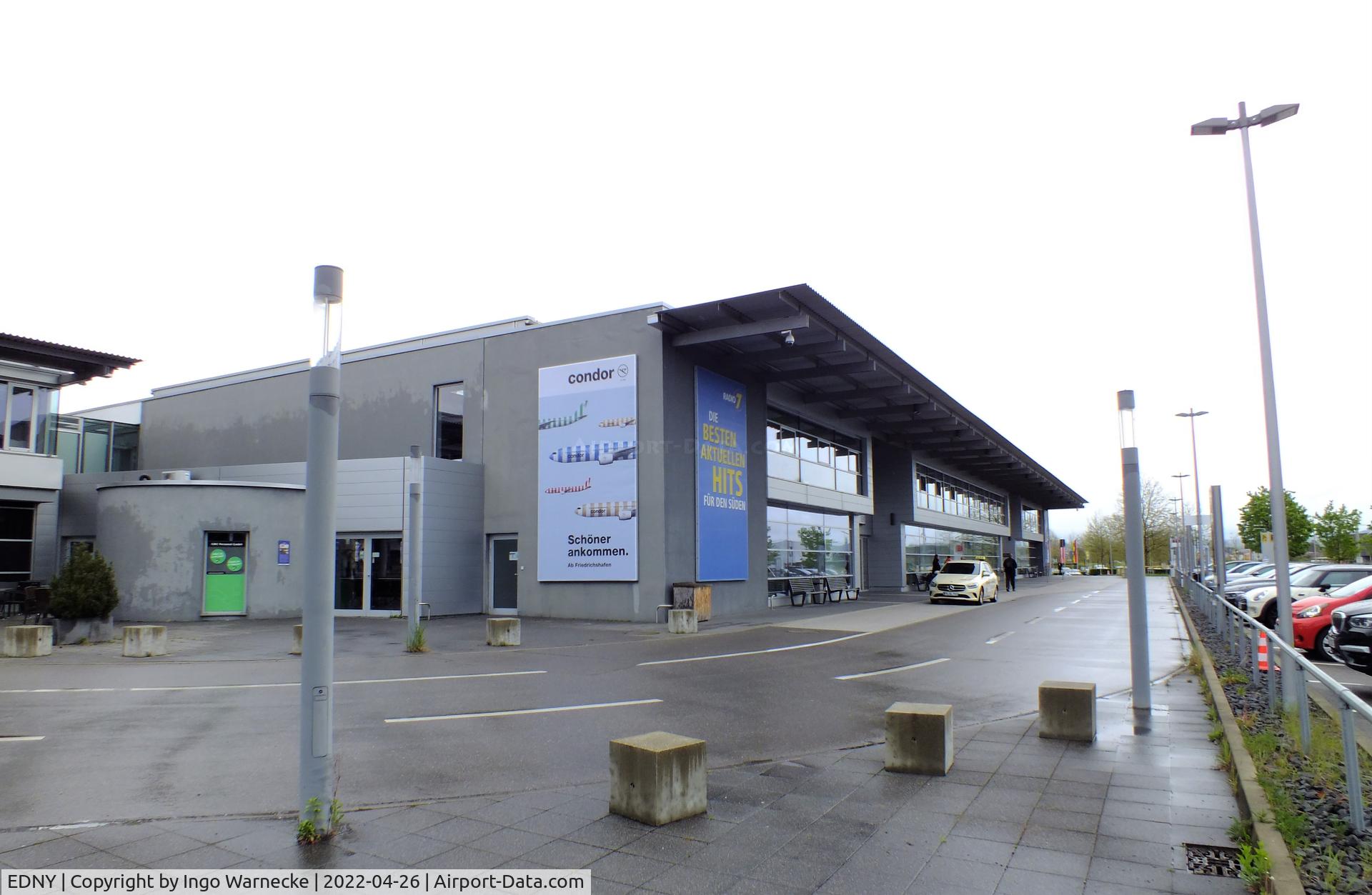 Bodensee Airport, Friedrichshafen Germany (EDNY) - western landside view of the new terminal at Friedrichshafen Bodensee airport
