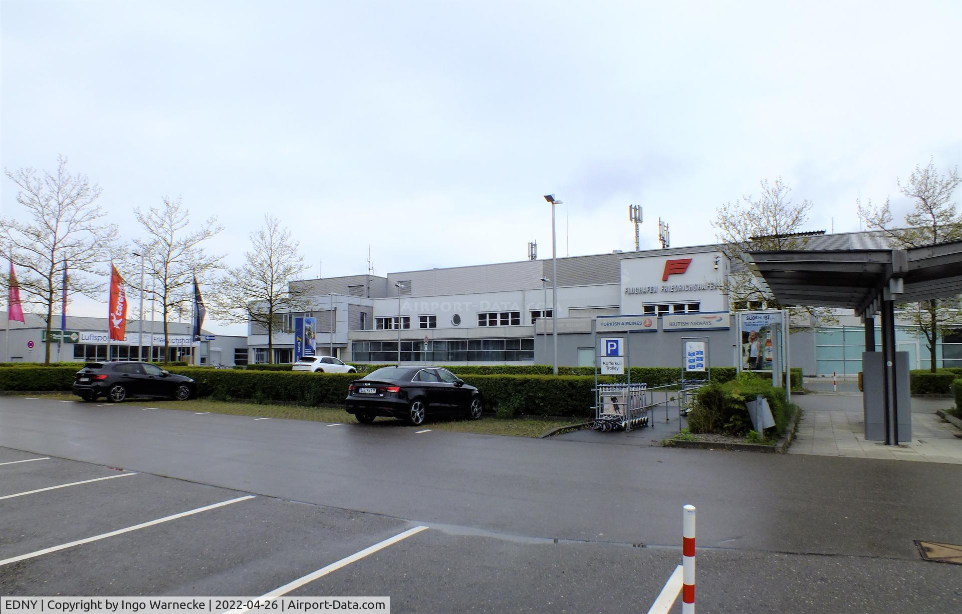 Bodensee Airport, Friedrichshafen Germany (EDNY) - landside view of the western part of the new terminal at Friedrichshafen Bodensee airport