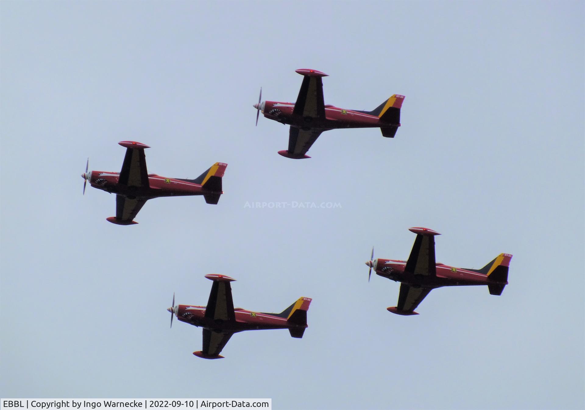 Kleine Brogel Air Base Airport, Kleine Brogel Belgium (EBBL) - Diables Rouges / Red Devils display team at the 2022 Sanicole Spottersday at Kleine Brogel air base