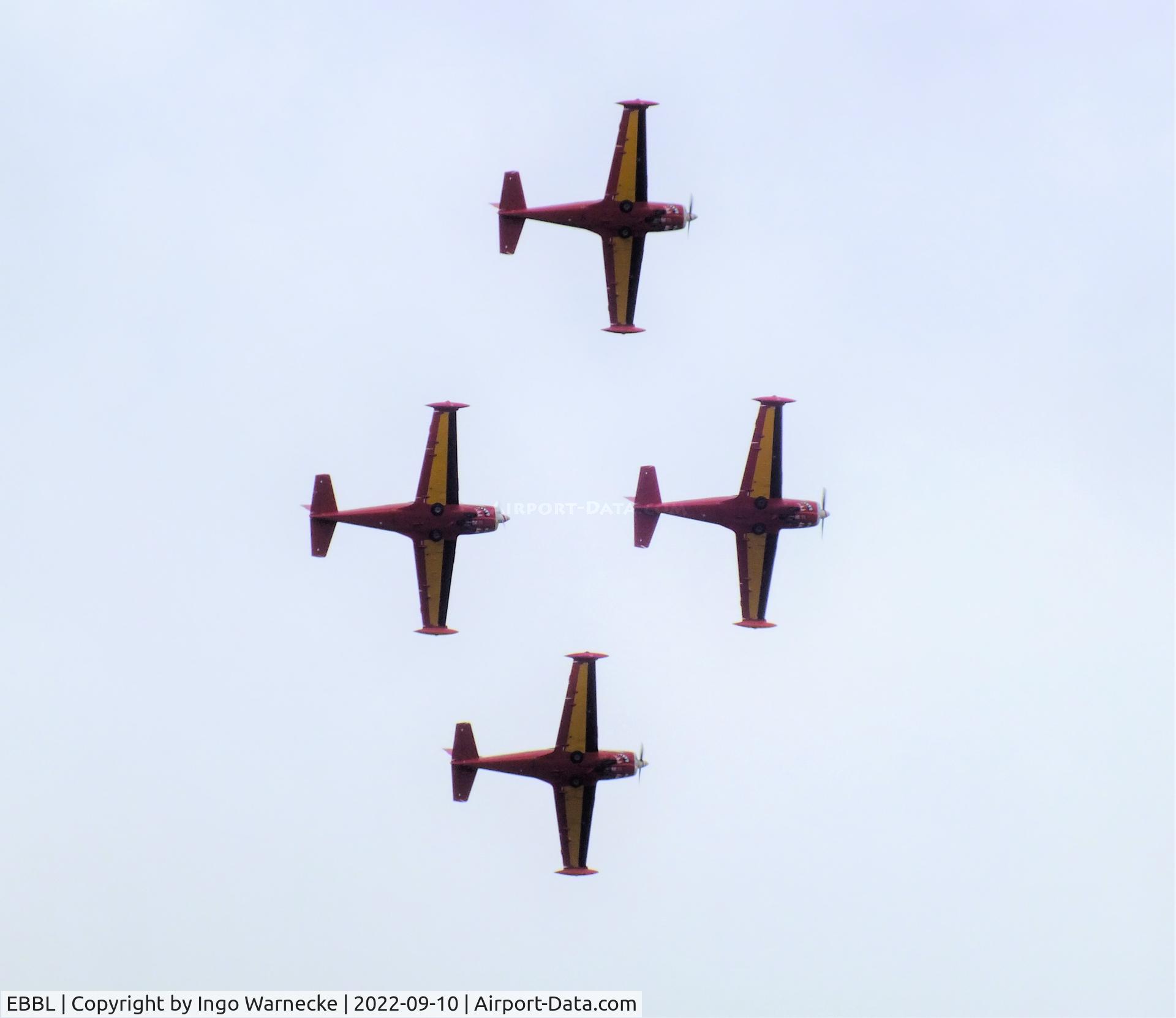 Kleine Brogel Air Base Airport, Kleine Brogel Belgium (EBBL) - Diables Rouges / Red Devils display team at the 2022 Sanicole Spottersday at Kleine Brogel air base