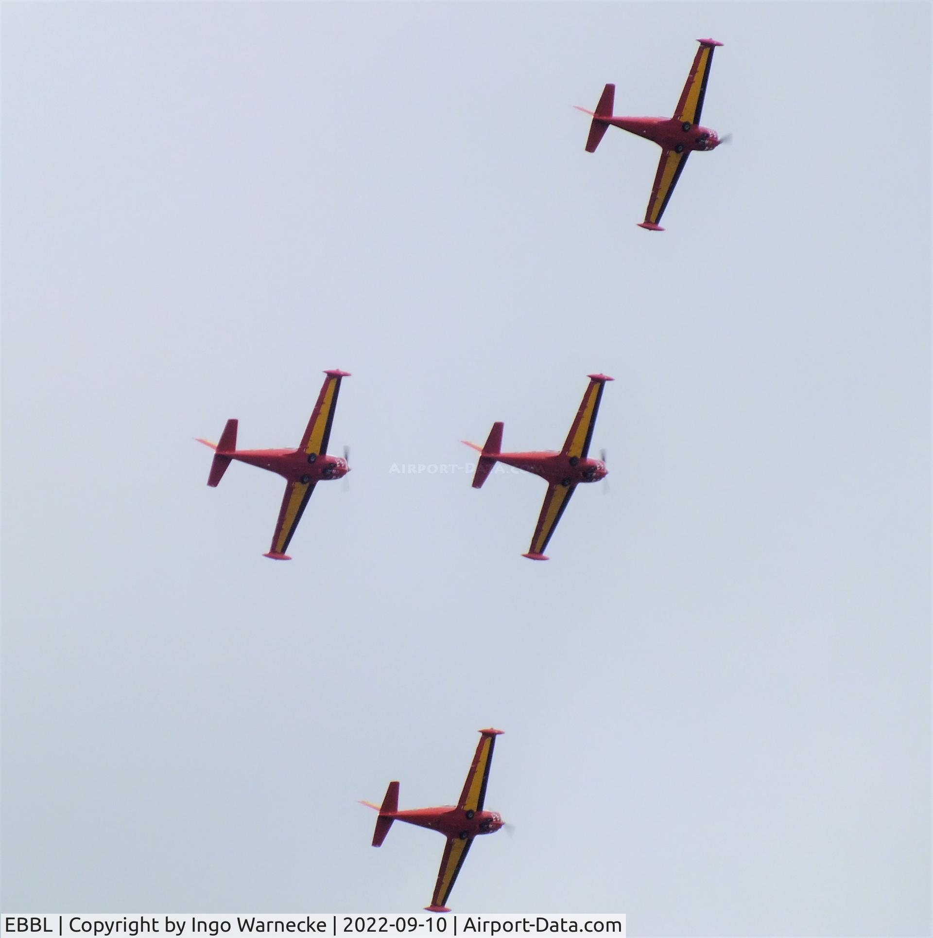 Kleine Brogel Air Base Airport, Kleine Brogel Belgium (EBBL) - Diables Rouges / Red Devils display team at the 2022 Sanicole Spottersday at Kleine Brogel air base