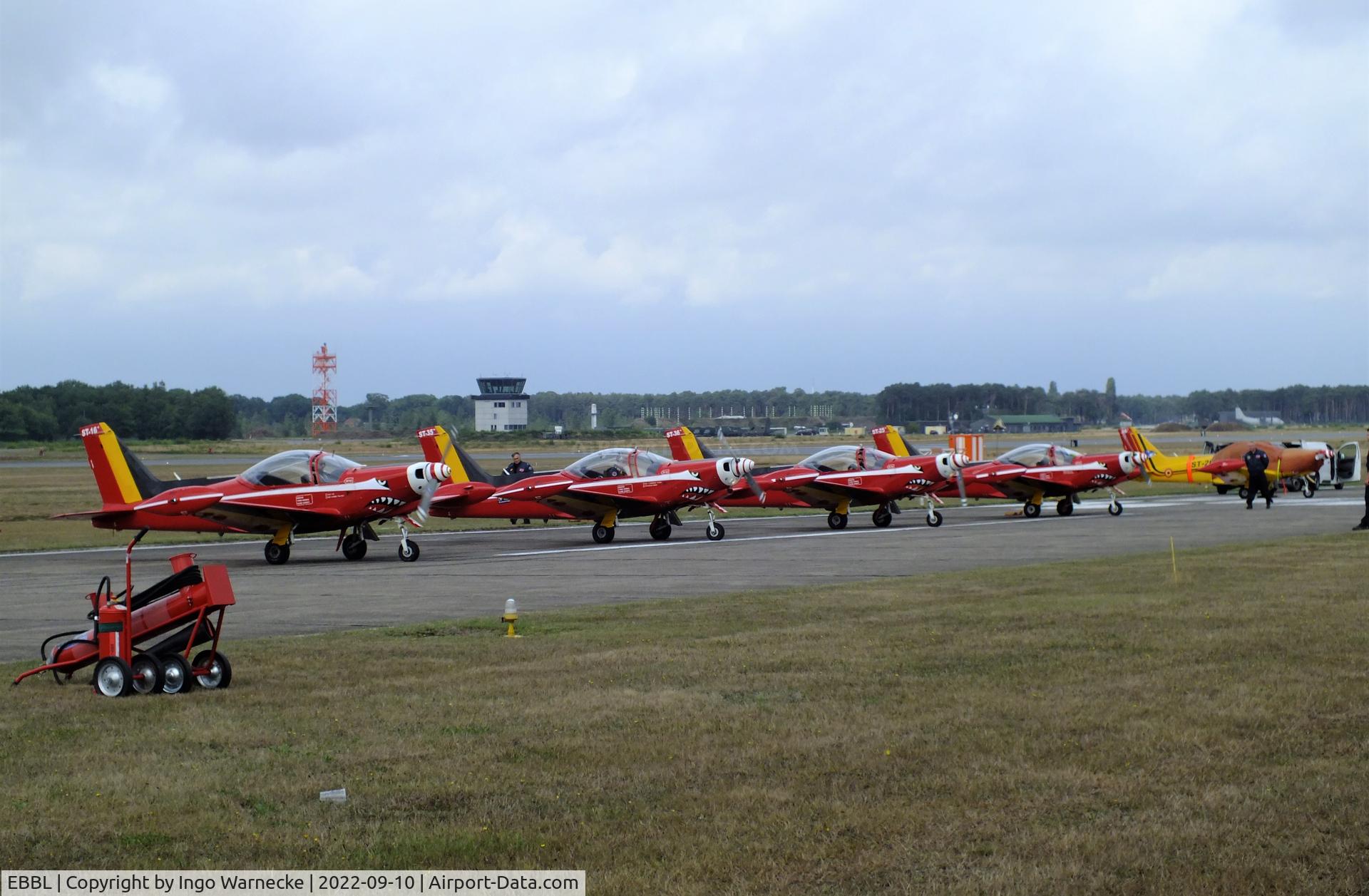 Kleine Brogel Air Base Airport, Kleine Brogel Belgium (EBBL) - Diables Rouges / Red Devils display team returned to the flightline at the 2022 Sanicole Spottersday at Kleine Brogel air base