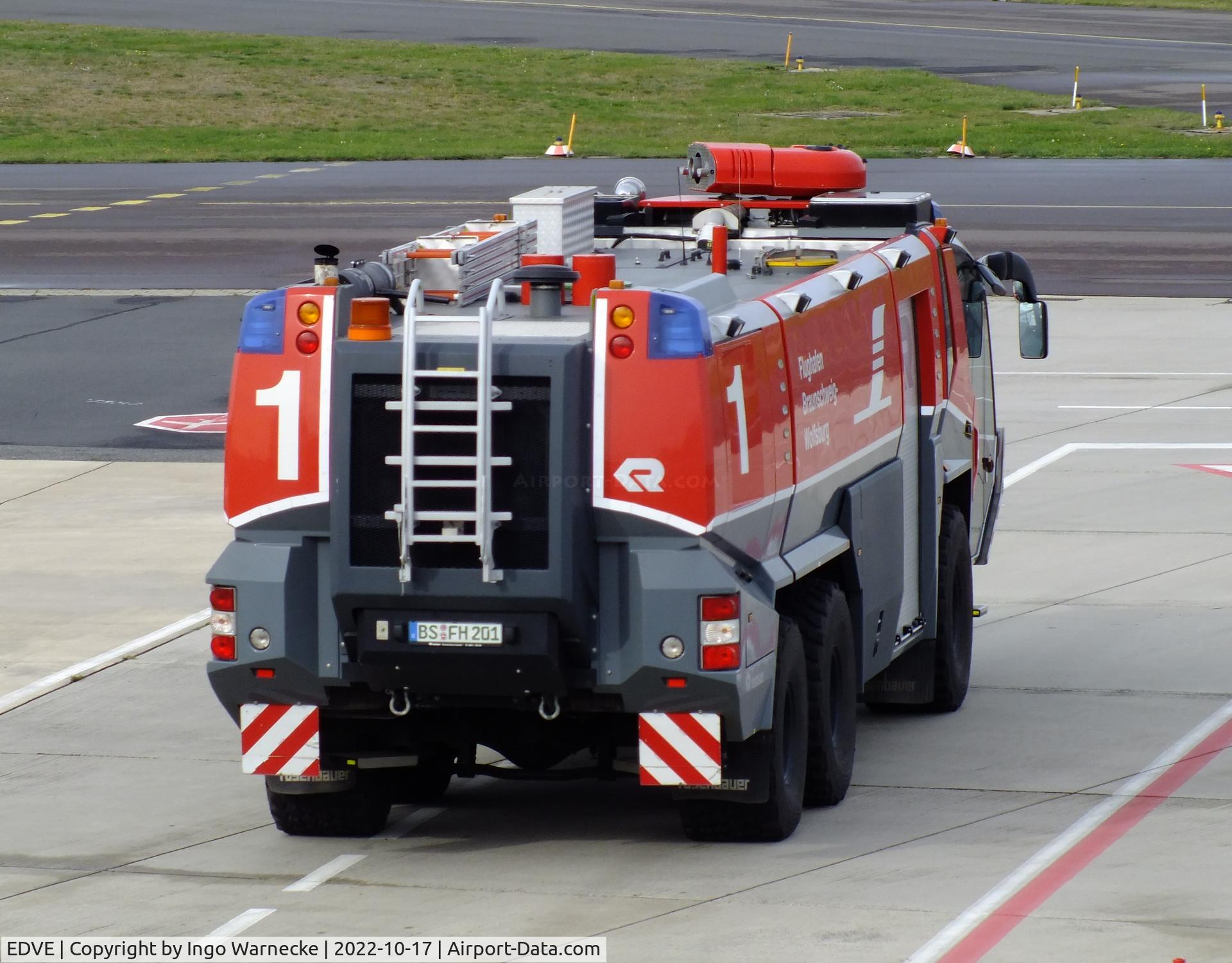 Braunschweig-Wolfsburg Regional Airport, Braunschweig, Lower Saxony Germany (EDVE) - airfield fire truck at Braunschweig-Wolfsburg airport, BS/Waggum #v