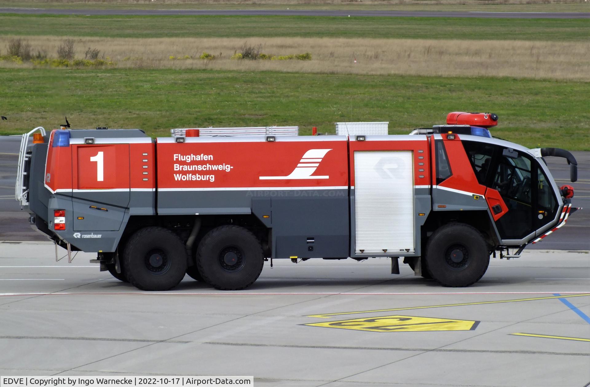 Braunschweig-Wolfsburg Regional Airport, Braunschweig, Lower Saxony Germany (EDVE) - airfield fire truck at Braunschweig-Wolfsburg airport, BS/Waggum #v