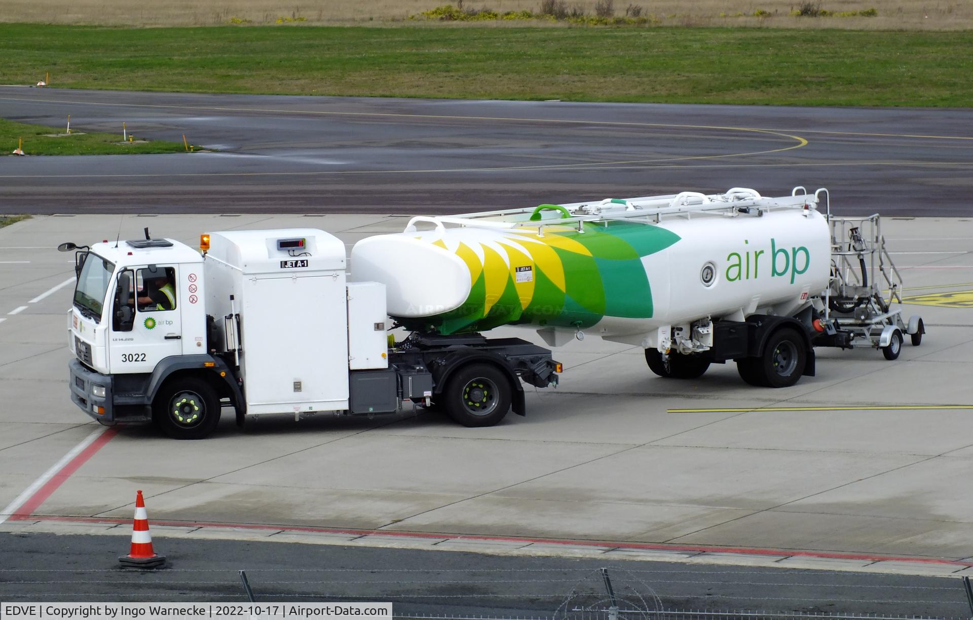 Braunschweig-Wolfsburg Regional Airport, Braunschweig, Lower Saxony Germany (EDVE) - airport fuel truck at Braunschweig-Wolfsburg airport, BS/Waggum #v
