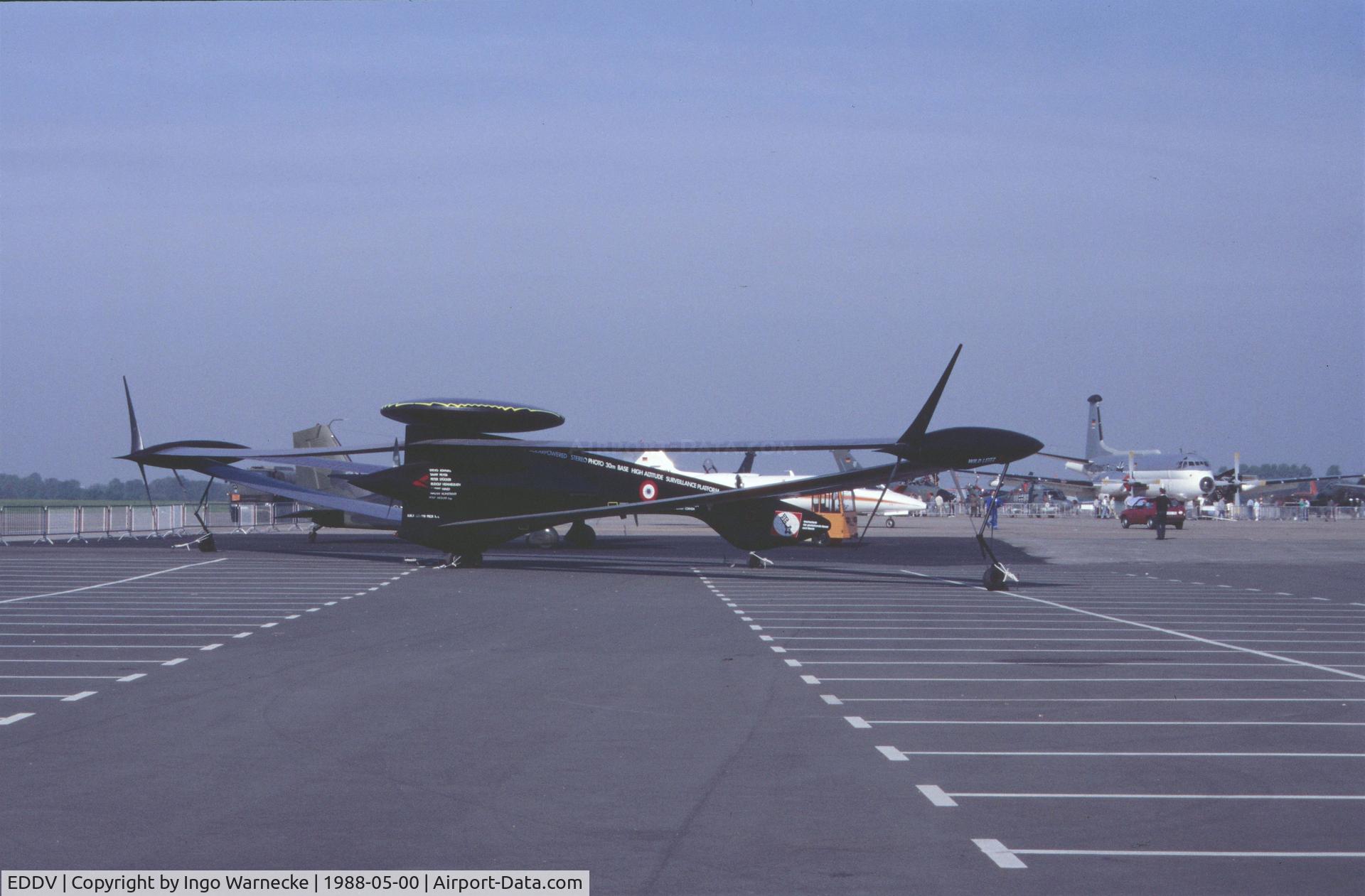 Hanover/Langenhagen International Airport, Hanover Germany (EDDV) - static exhibition area of the Internationale Luftfahrtaustellung ILA 1988, Langenhagen airport