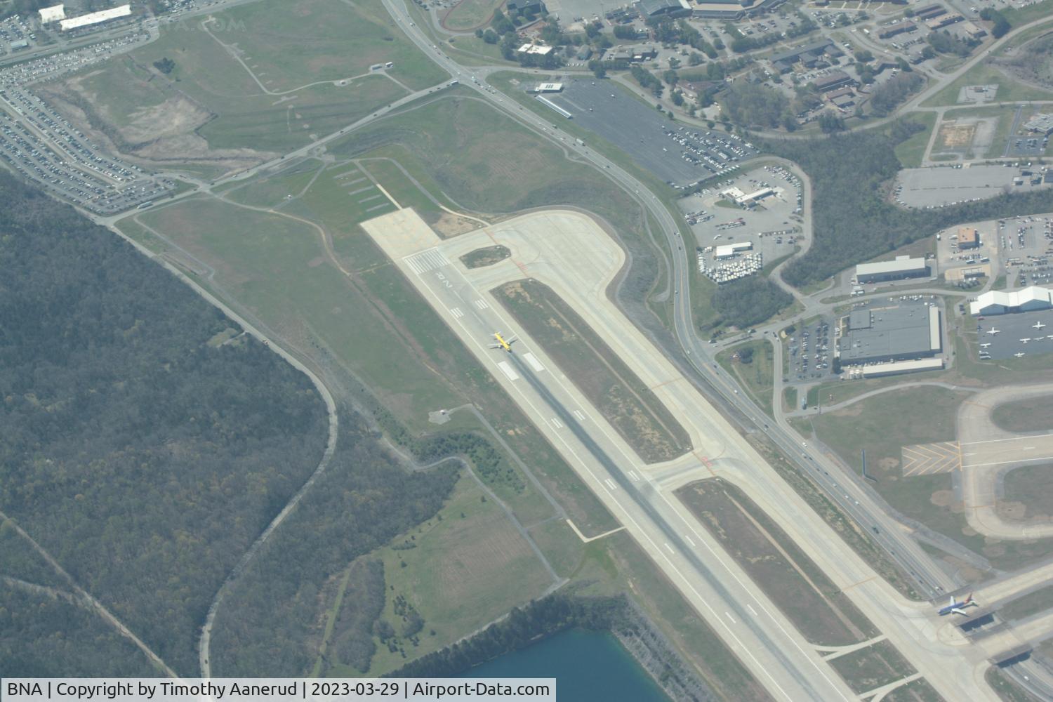 Nashville International Airport (BNA) - Spirt Airlines departing Nashville Intl airport, Nashville TN USA