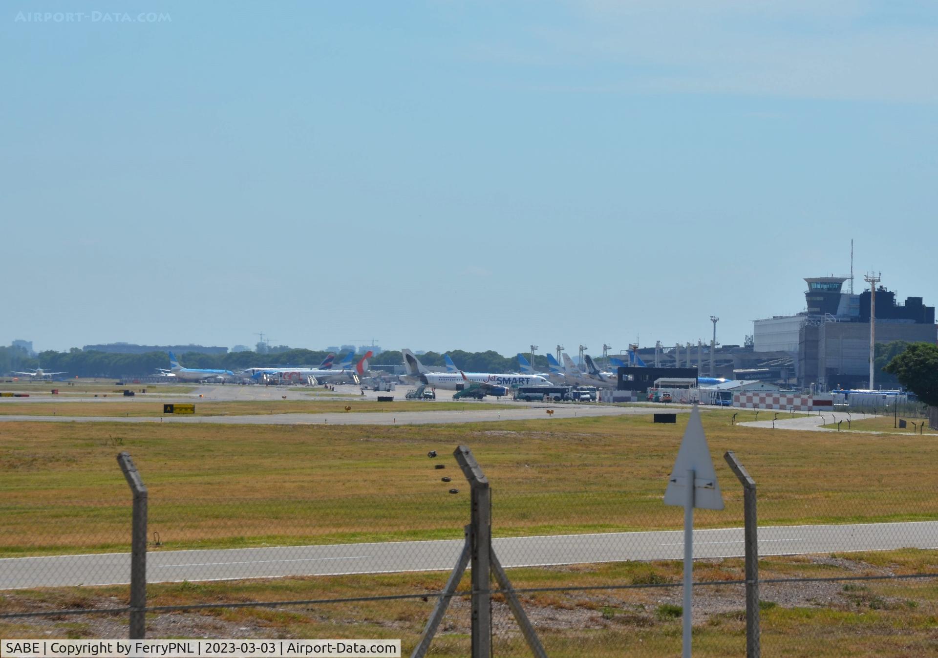 Jorge Newbery Airport, Buenos Aires Argentina (SABE) - SABE/AEP Terminal and apron