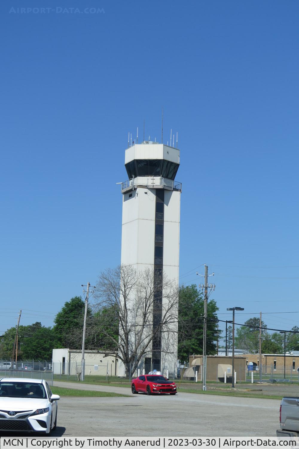 Middle Georgia Regional Airport (MCN) - Middle Georgia Rgnl airport, Macon GA USA, Control Tower