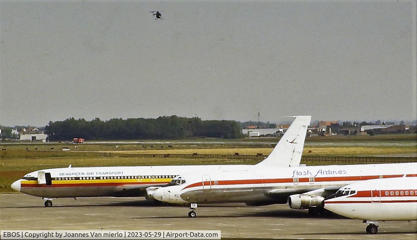 Ostend-Bruges International Airport, Ostend Belgium (EBOS) - Slide scan '80s