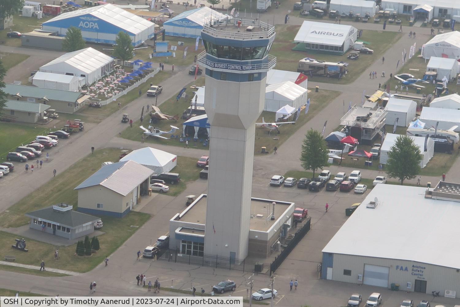 Wittman Regional Airport (OSH) - Oshkosh Tower - AirVenture 2023