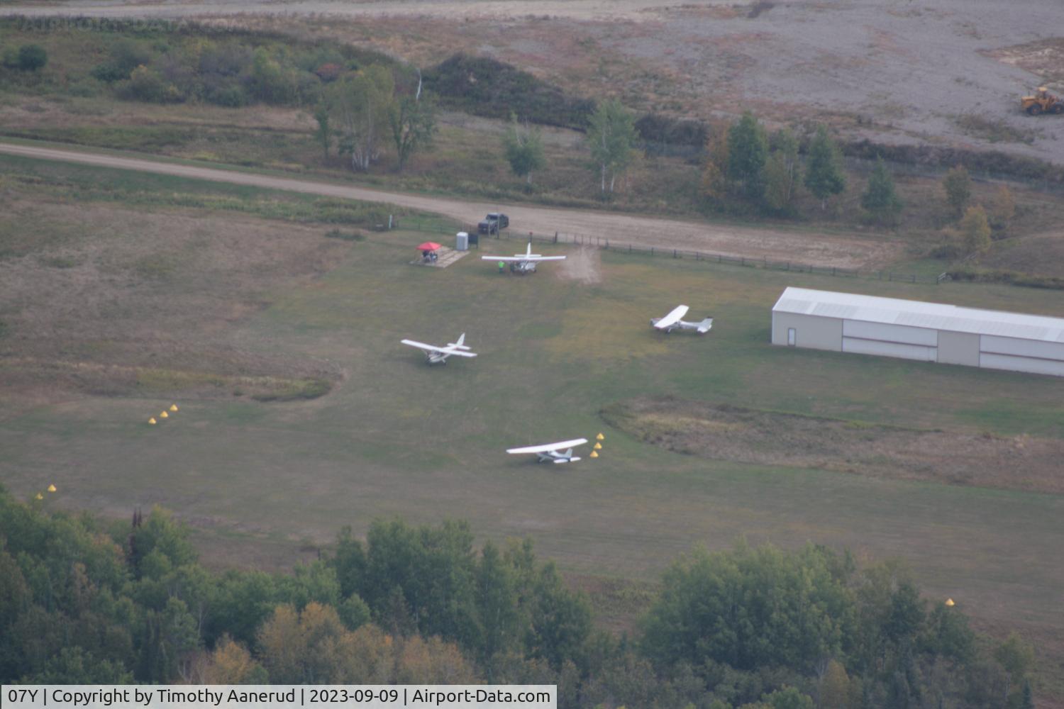 Hill City-quadna Mountain Airport (07Y) - Hill City-quadna Mountain airport, Hill City MN USA. EAA Chapter 1610 Grass is a Gas Poker run