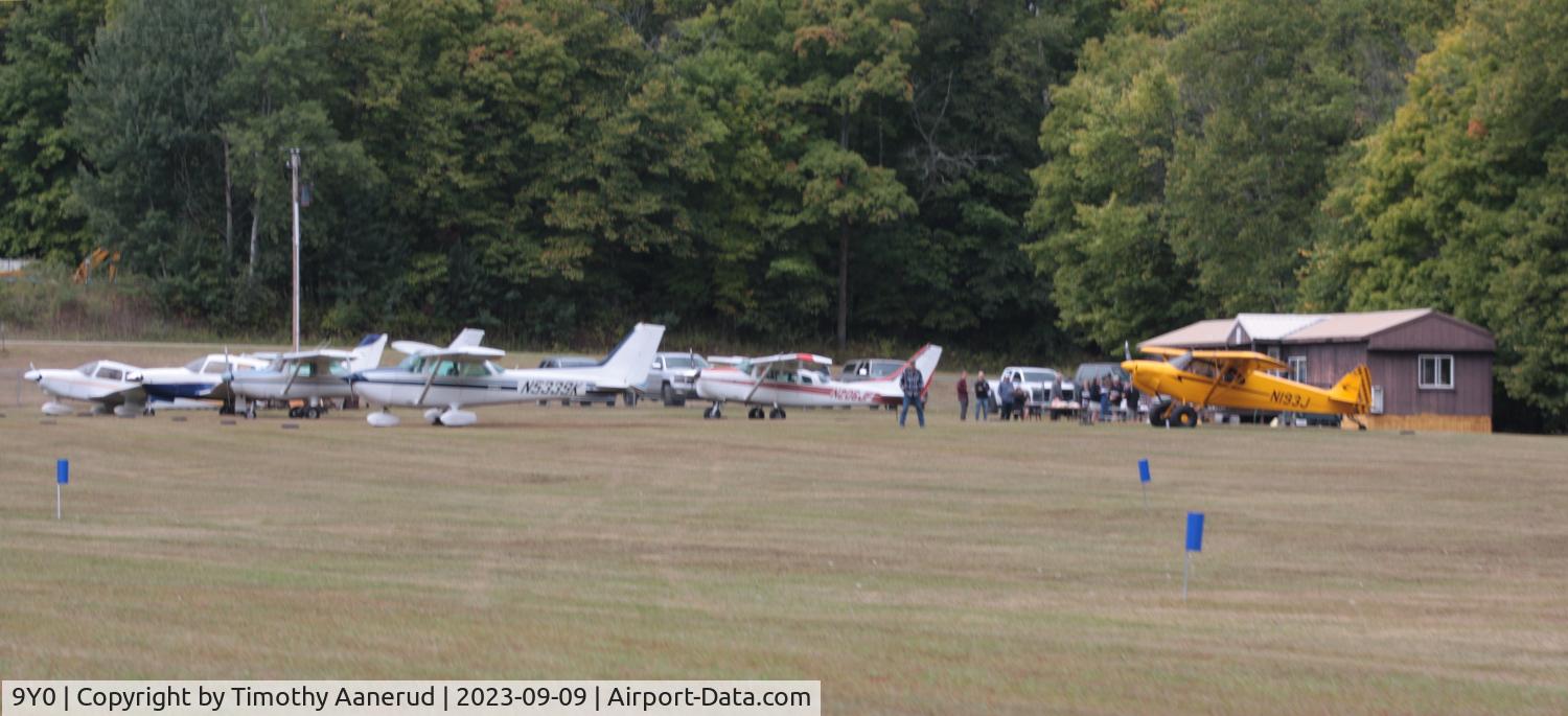 Bowstring Airport (9Y0) - Bowstring airport, Bowstring MN USA. EAA Chapter 1610 Grass is Gas Poker Run