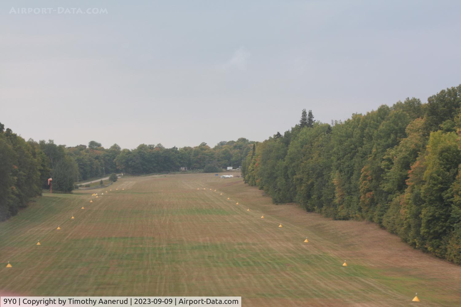Bowstring Airport (9Y0) - Short final. Bowstring airport, Bowstring MN USA