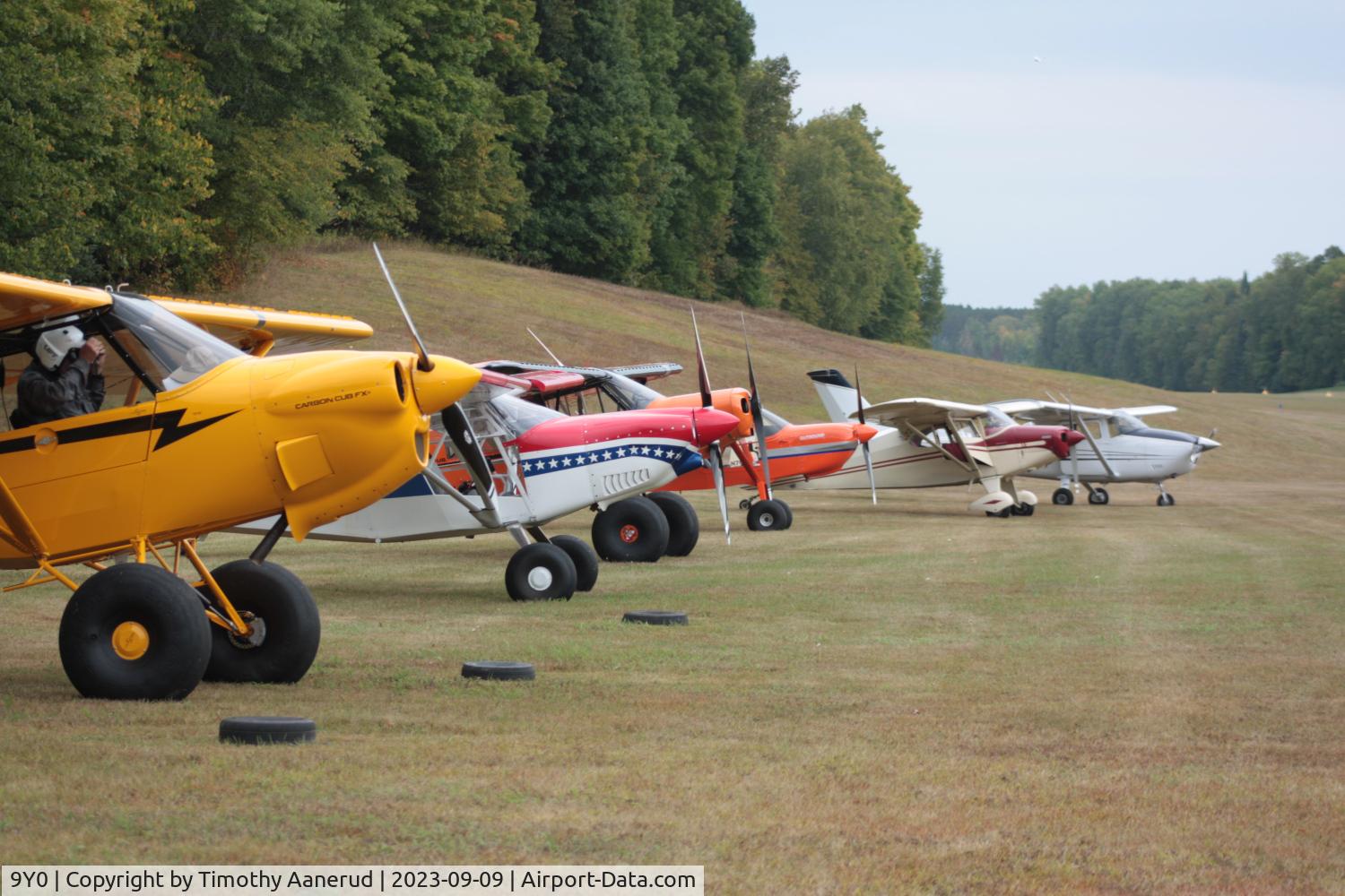 Bowstring Airport (9Y0) - Bowstring airport, Bowstring MN USA.  EAA Chapter 1610 Grass is Gas Poker Run