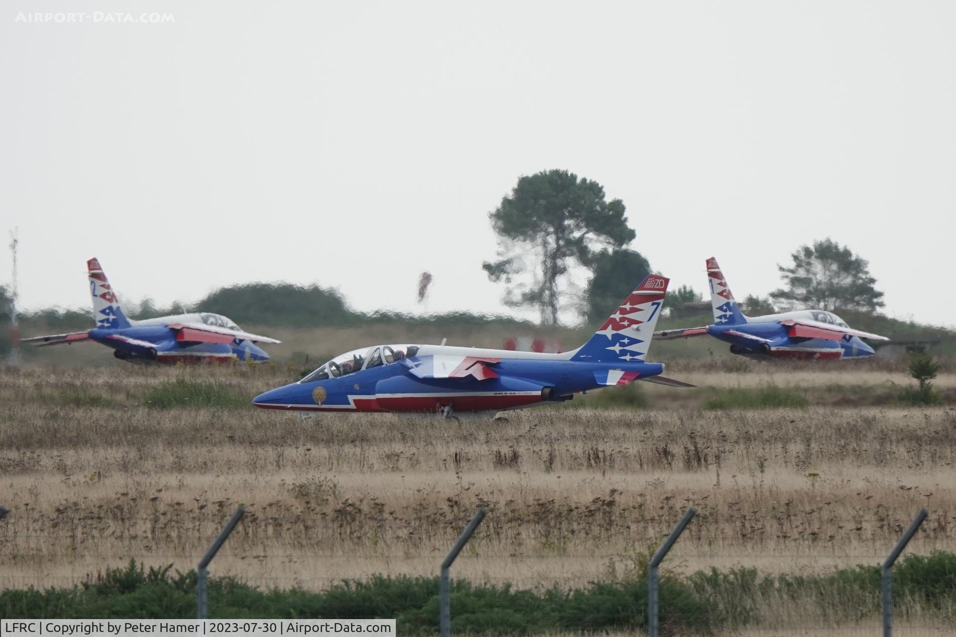 Cherbourg Maupertus Airport, Cherbourg France (LFRC) - Maupertus. Fastnet Display 2023