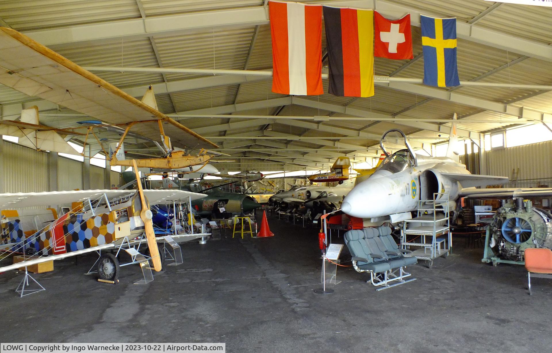 Graz Airport, Graz Austria (LOWG) - Österreichisches Luftfahrtmuseum Graz (Austrian Aviation Museum Graz) just outside the airport on the southeastern side