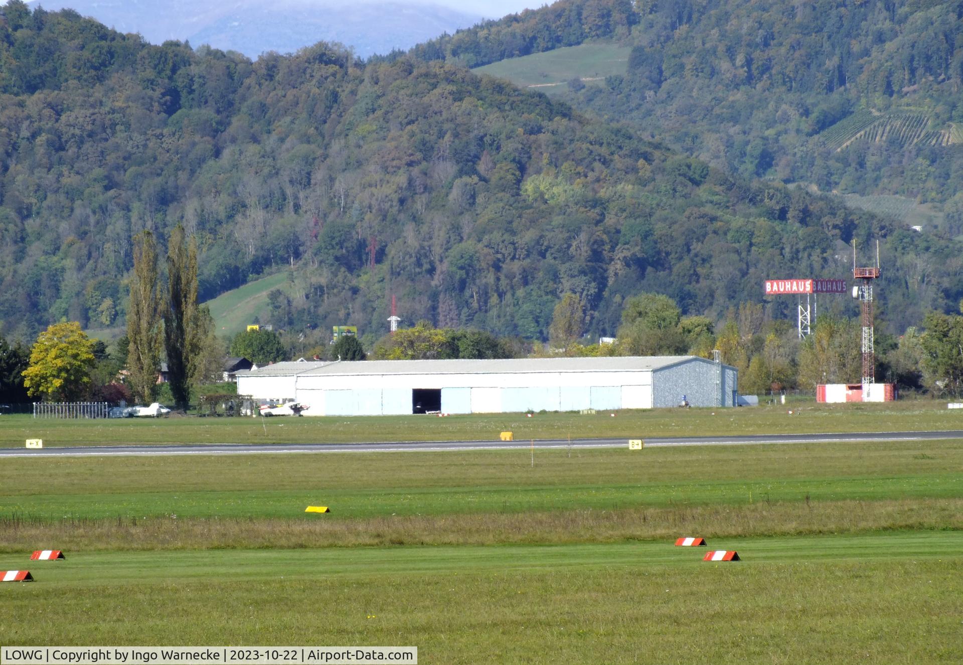 Graz Airport, Graz Austria (LOWG) - hangar on the western side of Graz airport