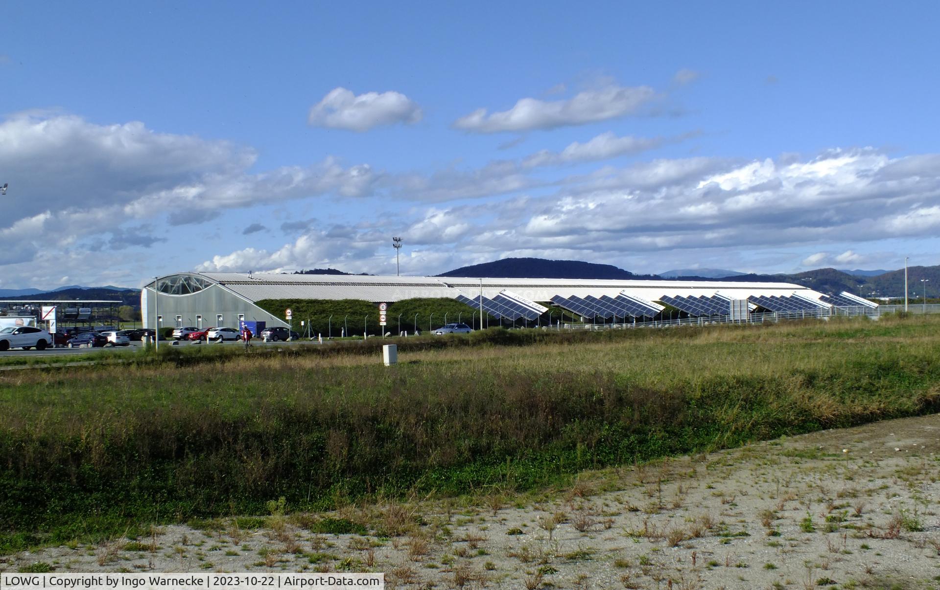 Graz Airport, Graz Austria (LOWG) - northern hangar at Graz airport