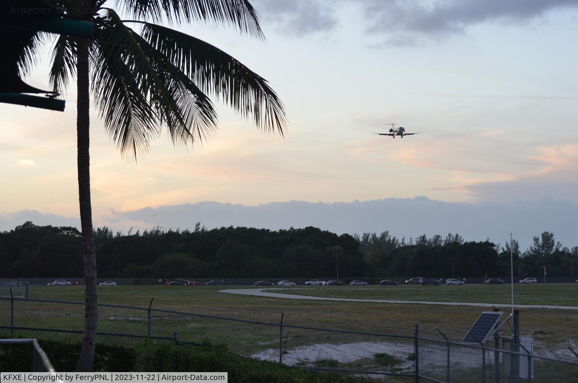 Fort Lauderdale Executive Airport (FXE) - View from official spotting place at FXE