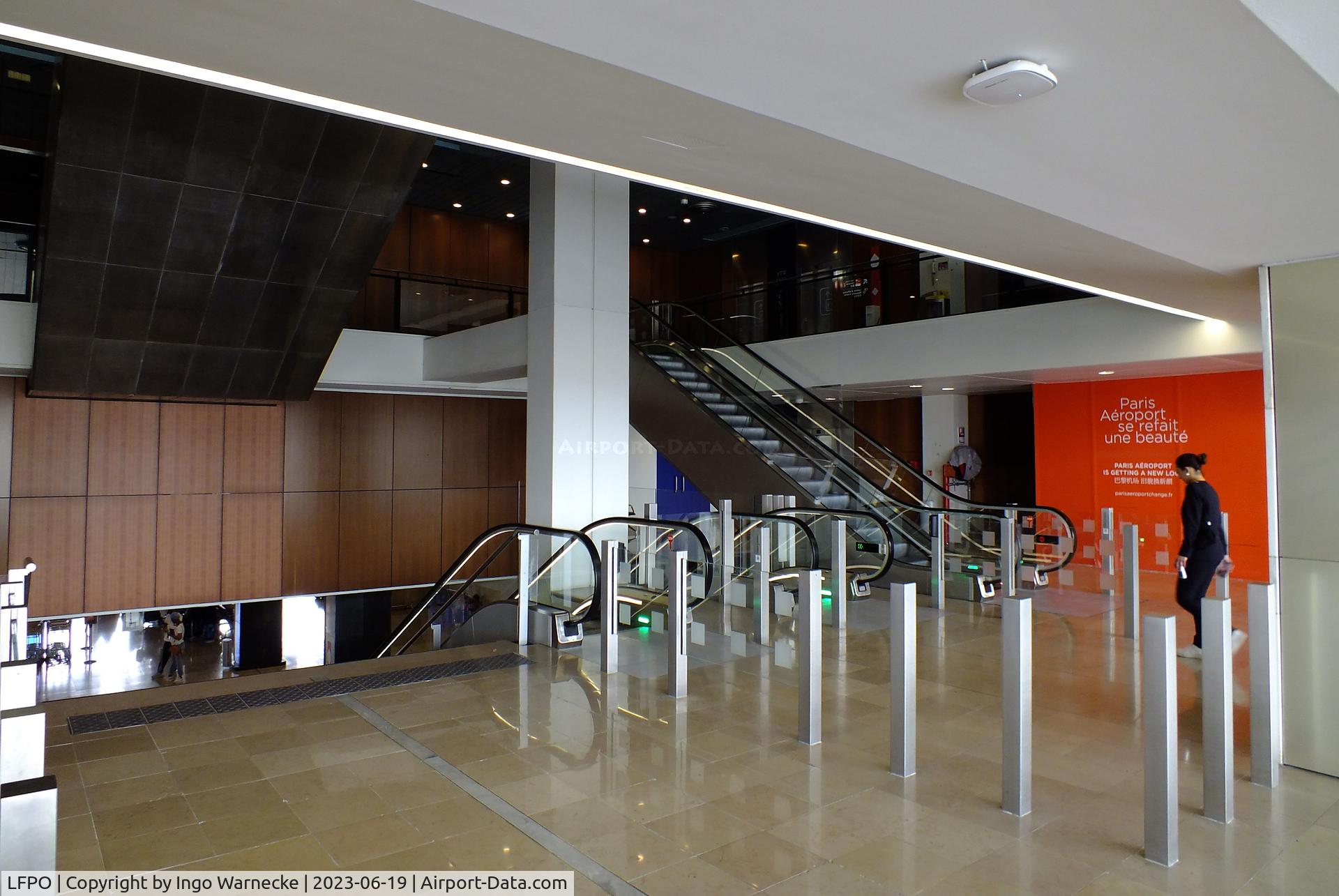 Paris Orly Airport, Orly (near Paris) France (LFPO) - inside the upper level terminal departure area at Paris/Orly airport
