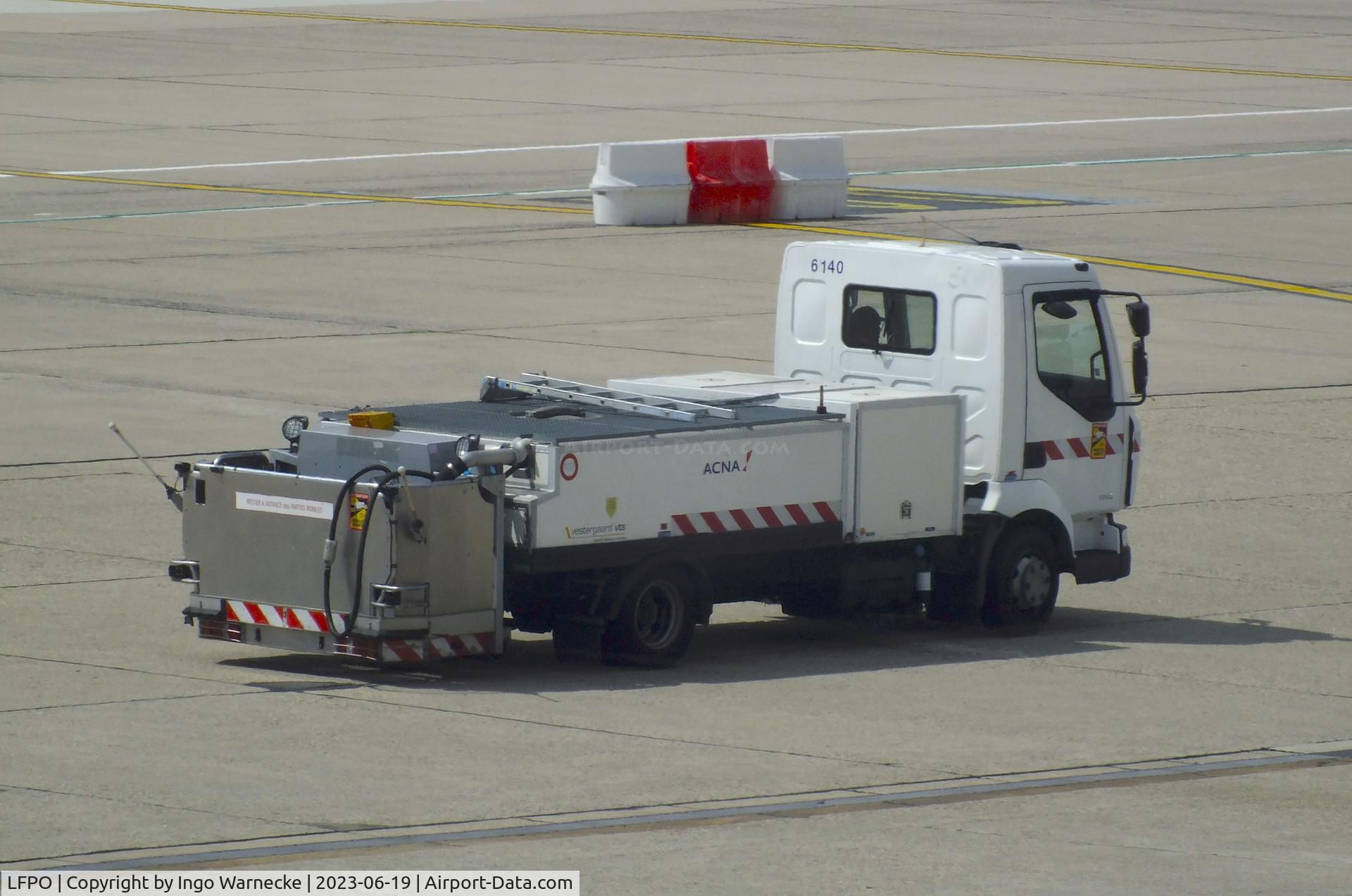 Paris Orly Airport, Orly (near Paris) France (LFPO) - lavatory service vehicle ('honey-truck') at Paris/Orly airport #v