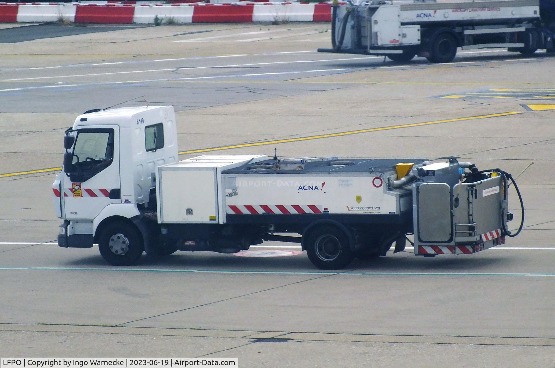 Paris Orly Airport, Orly (near Paris) France (LFPO) - lavatory service vehicle ('honey-truck') at Paris/Orly airport #v