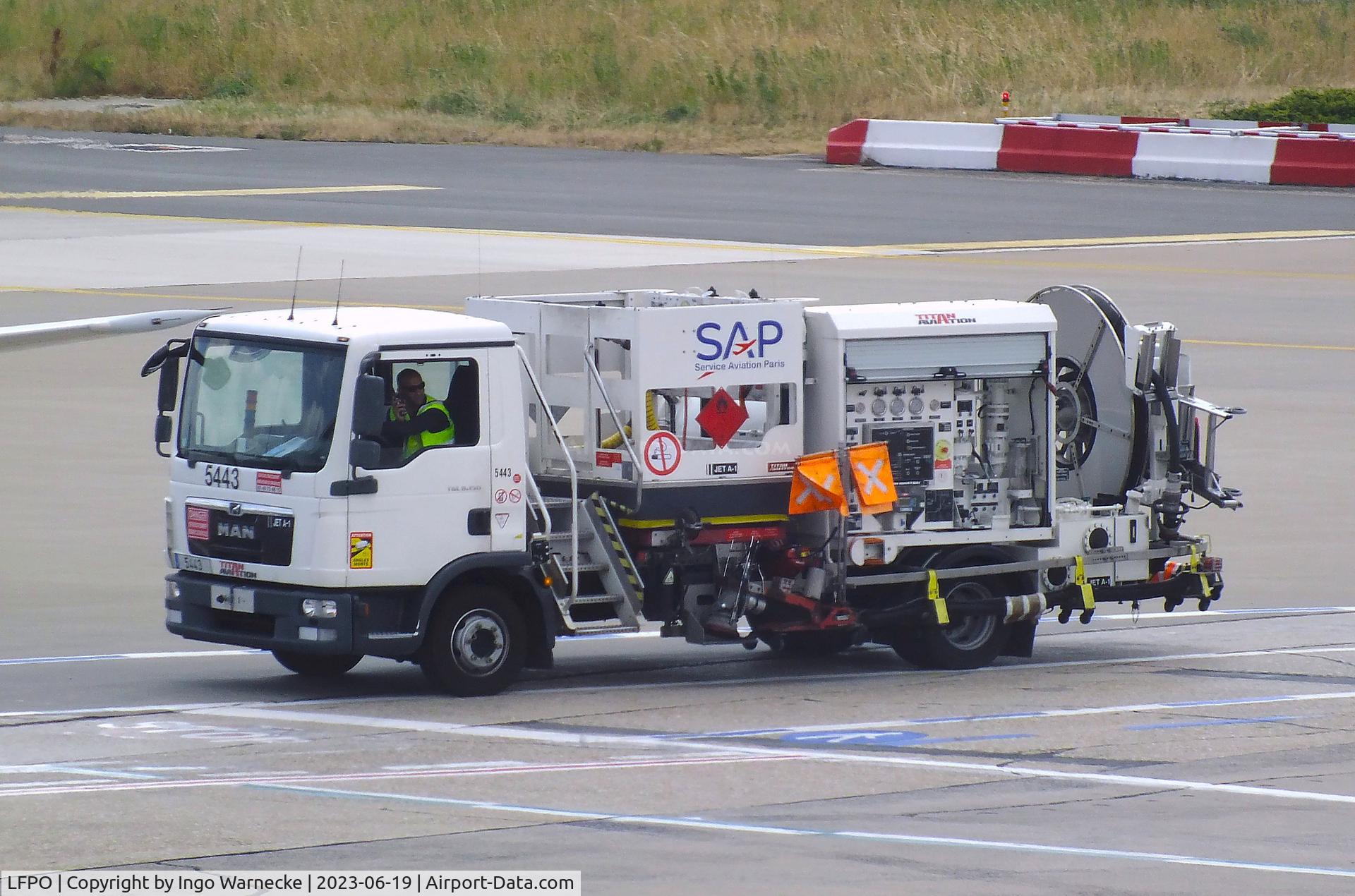 Paris Orly Airport, Orly (near Paris) France (LFPO) - hydrant refuelling truck at Paris/Orly airport #v