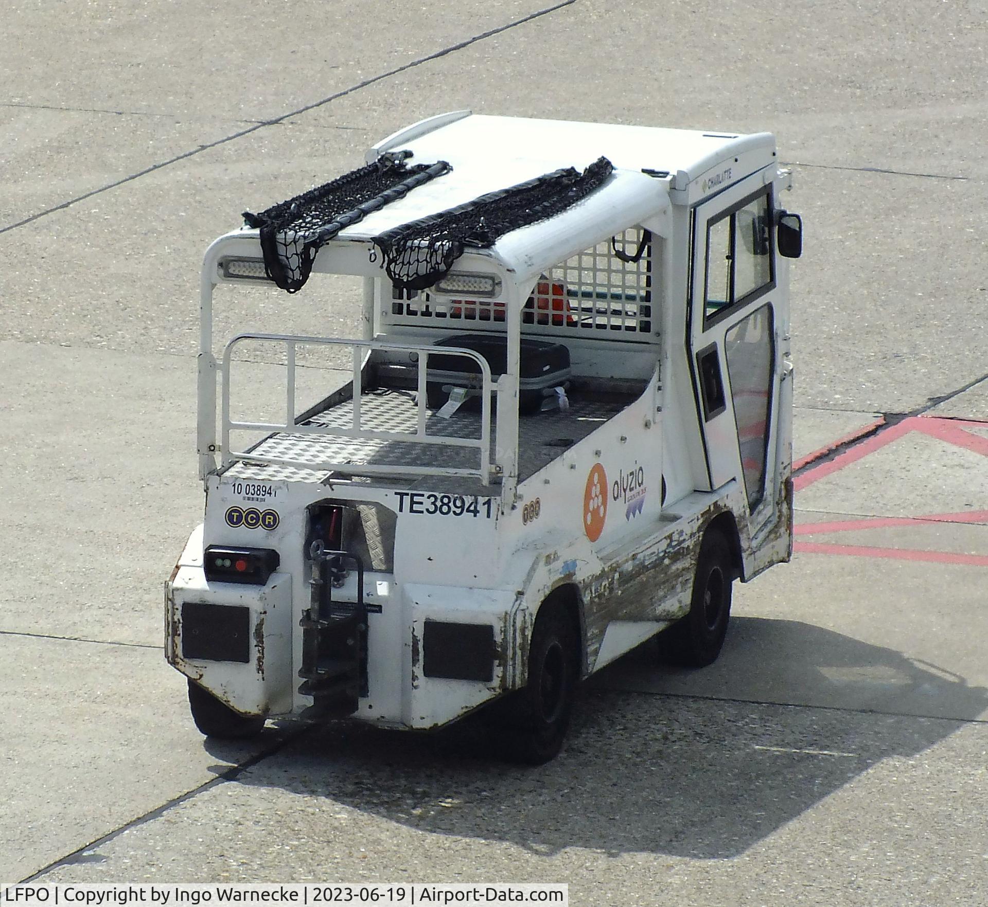 Paris Orly Airport, Orly (near Paris) France (LFPO) - light tow vehicle at Paris/Orly airport #v