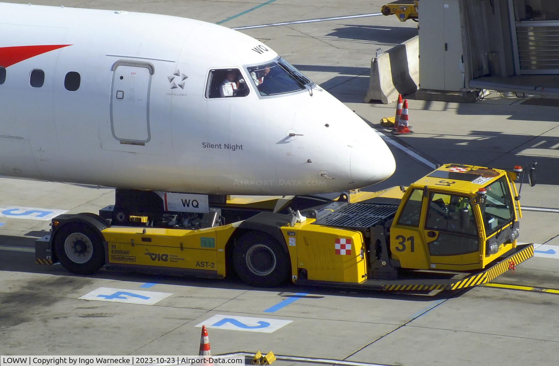 Vienna International Airport, Vienna Austria (LOWW) - pushback tug in action at Wien airport #v