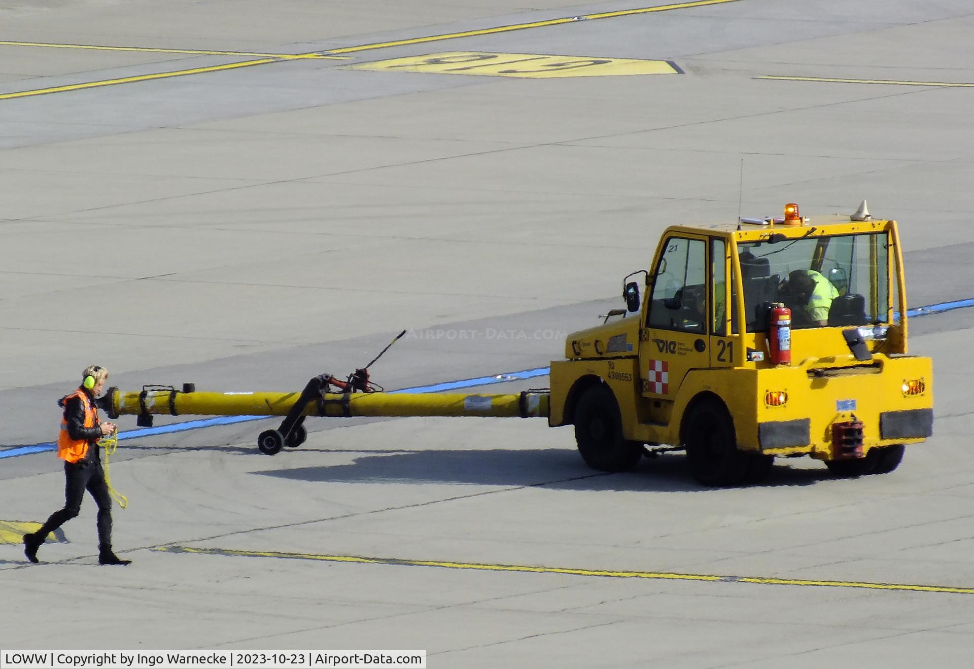 Vienna International Airport, Vienna Austria (LOWW) - pushback tug at Wien airport #v