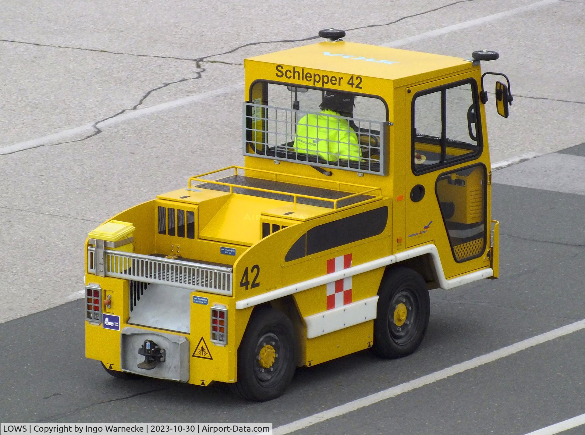 Salzburg Airport, Salzburg Austria (LOWS) - light tow vehicle at Salzburg airport #v