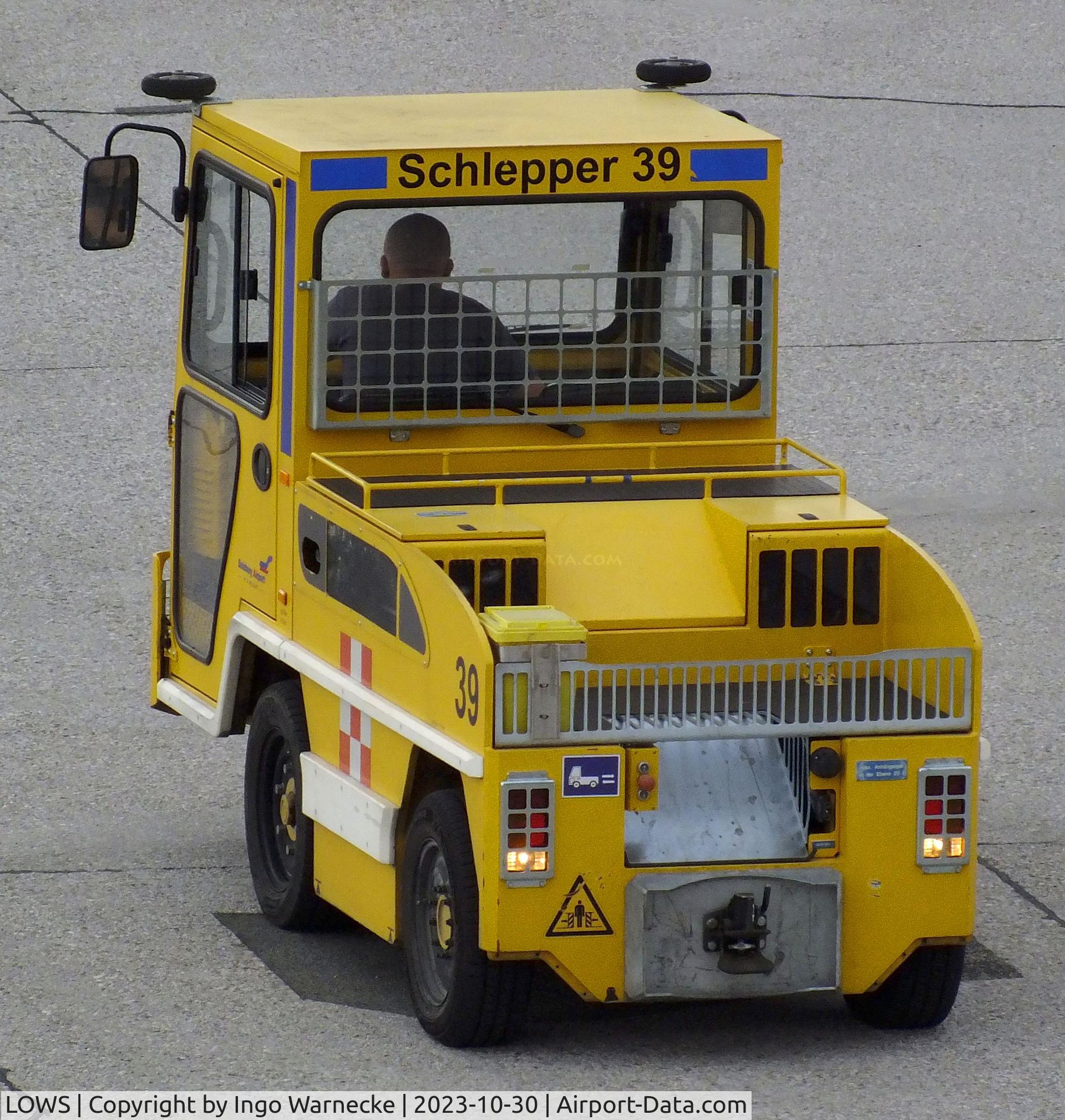 Salzburg Airport, Salzburg Austria (LOWS) - light tow vehicle at Salzburg airport #v