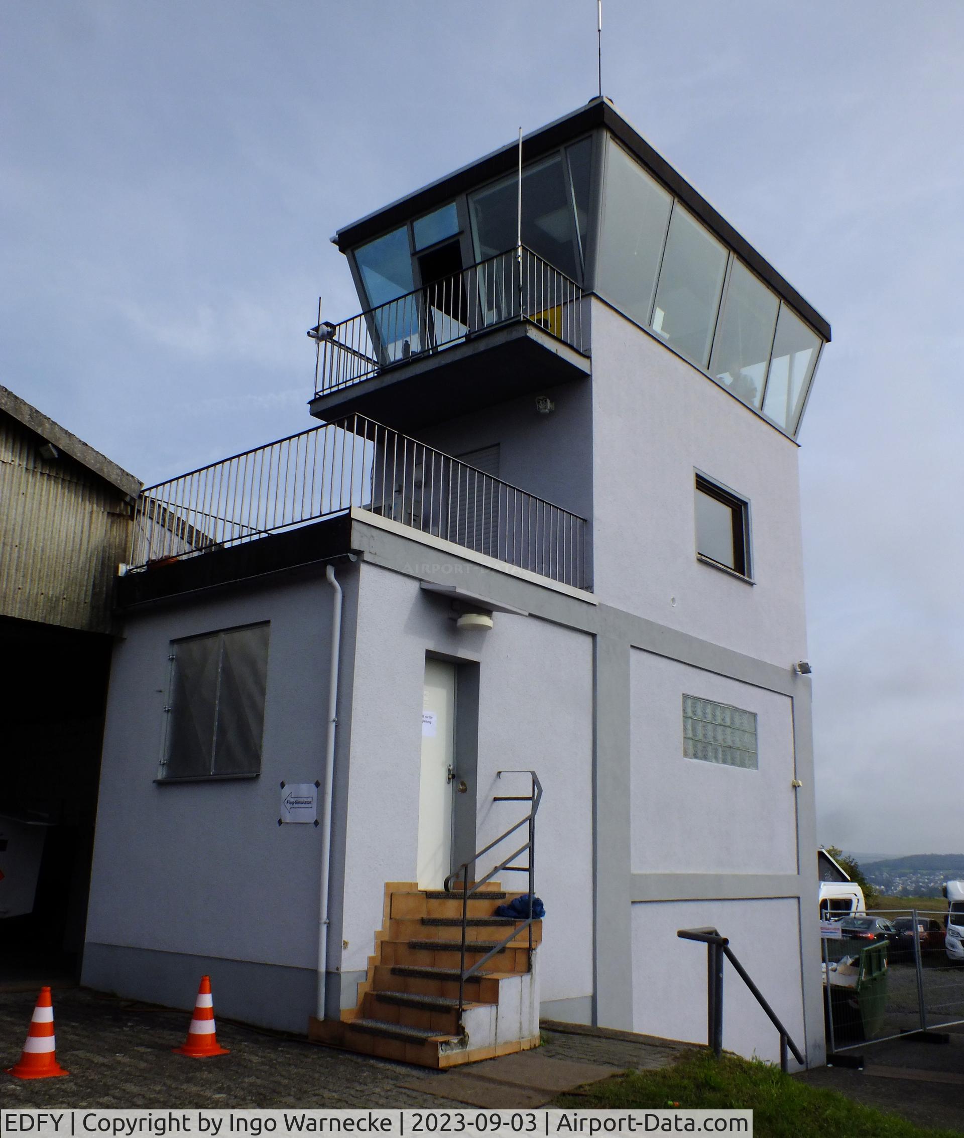 EDFY Airport - tower at Elz airfield