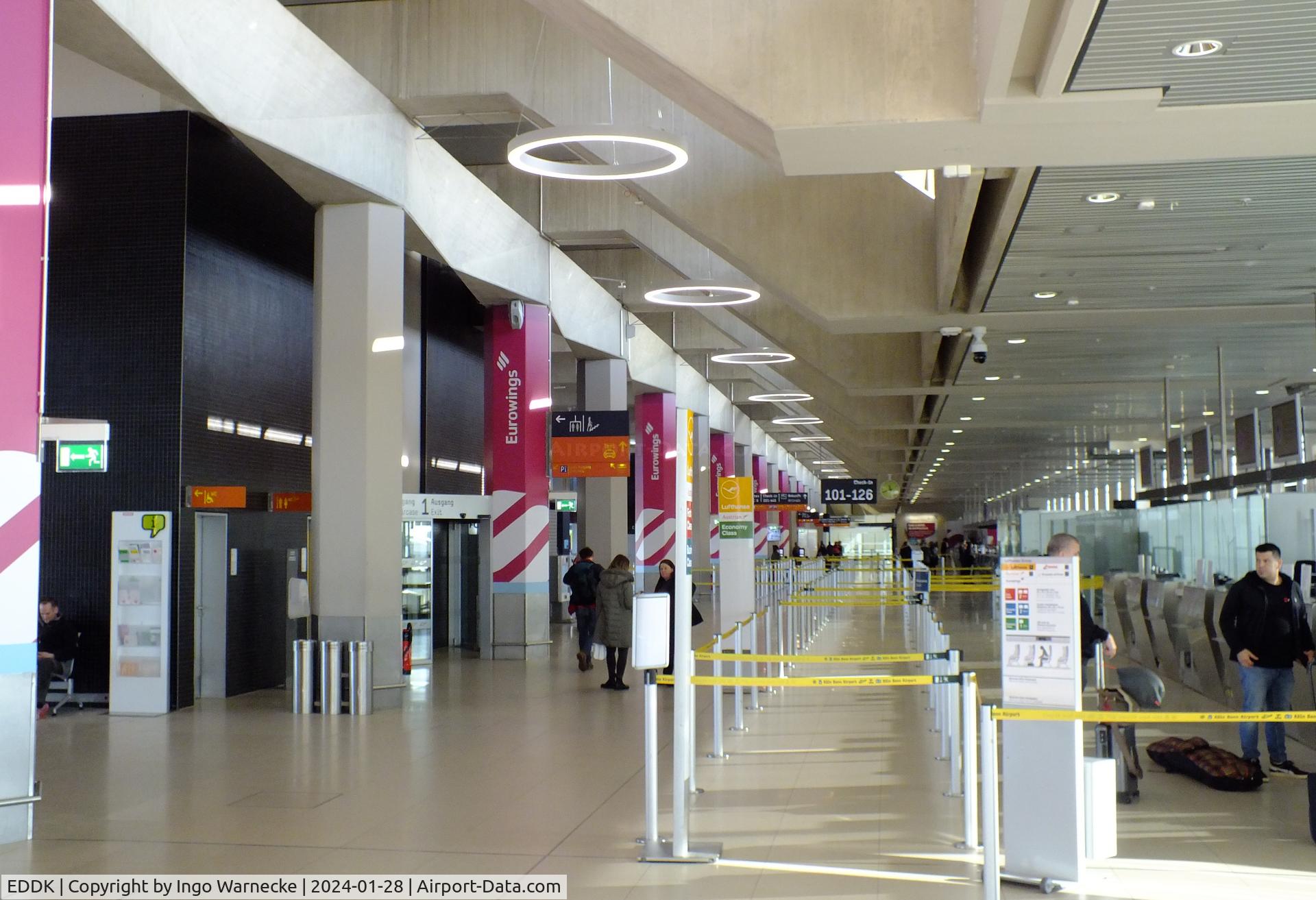 Cologne Bonn Airport, Cologne/Bonn Germany (EDDK) - inside south-western wing of terminal 1 at Köln/Bonn airport