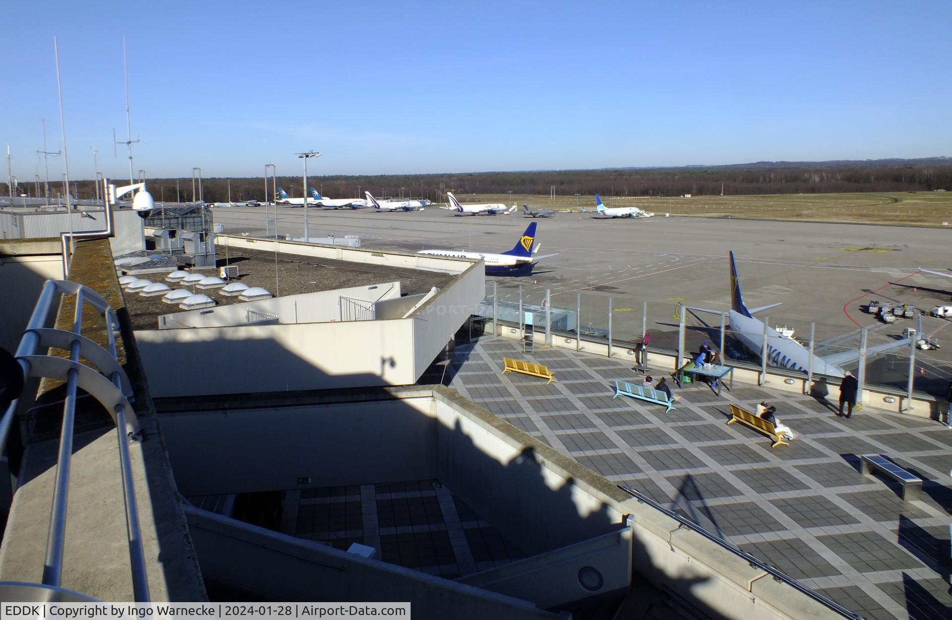 Cologne Bonn Airport, Cologne/Bonn Germany (EDDK) - visitors terrace at Köln/Bonn airport