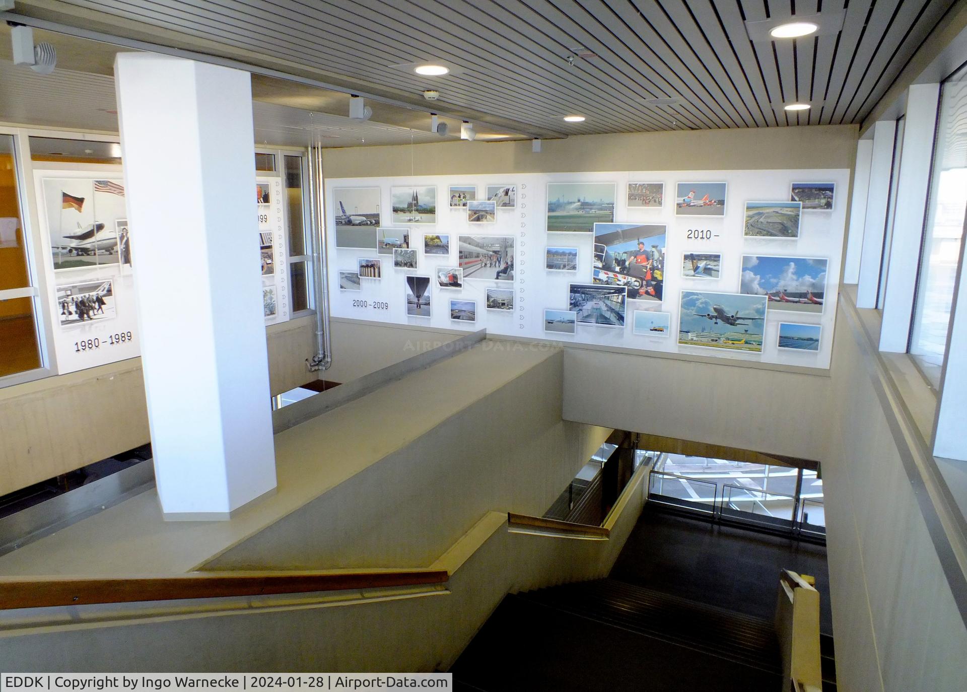 Cologne Bonn Airport, Cologne/Bonn Germany (EDDK) - photo exhibition on airport history at the visitors terrace of terminal 1 at Köln/Bonn airport