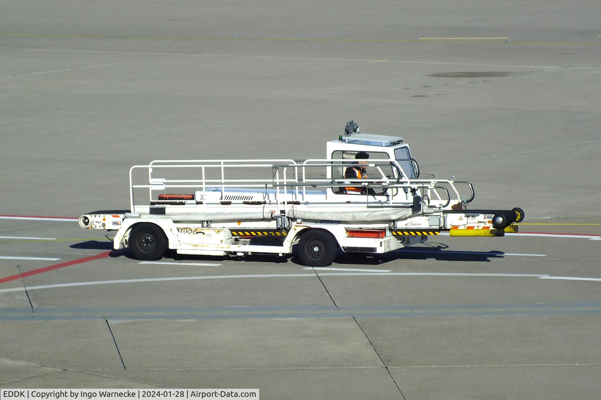 Cologne Bonn Airport, Cologne/Bonn Germany (EDDK) - baggage loading vehicle at Köln/Bonn airport #v
