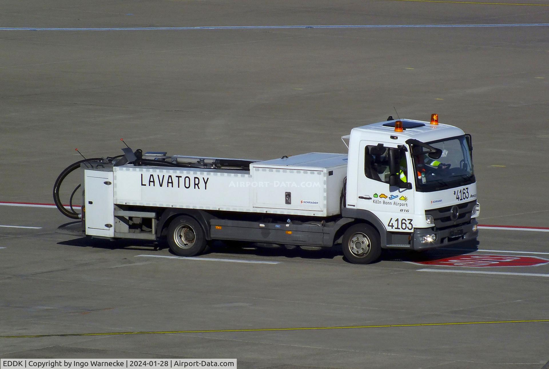 Cologne Bonn Airport, Cologne/Bonn Germany (EDDK) - lavatory service vehicle ('honey-truck') at Köln/Bonn airport #v