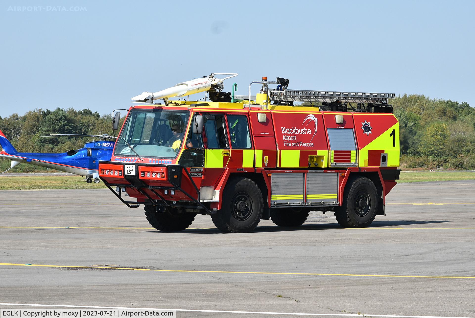 Blackbushe Airport, Camberley, England United Kingdom (EGLK) - Gloster Saro Mk 2 4x4 Highlander Protector at Blackbushe. 