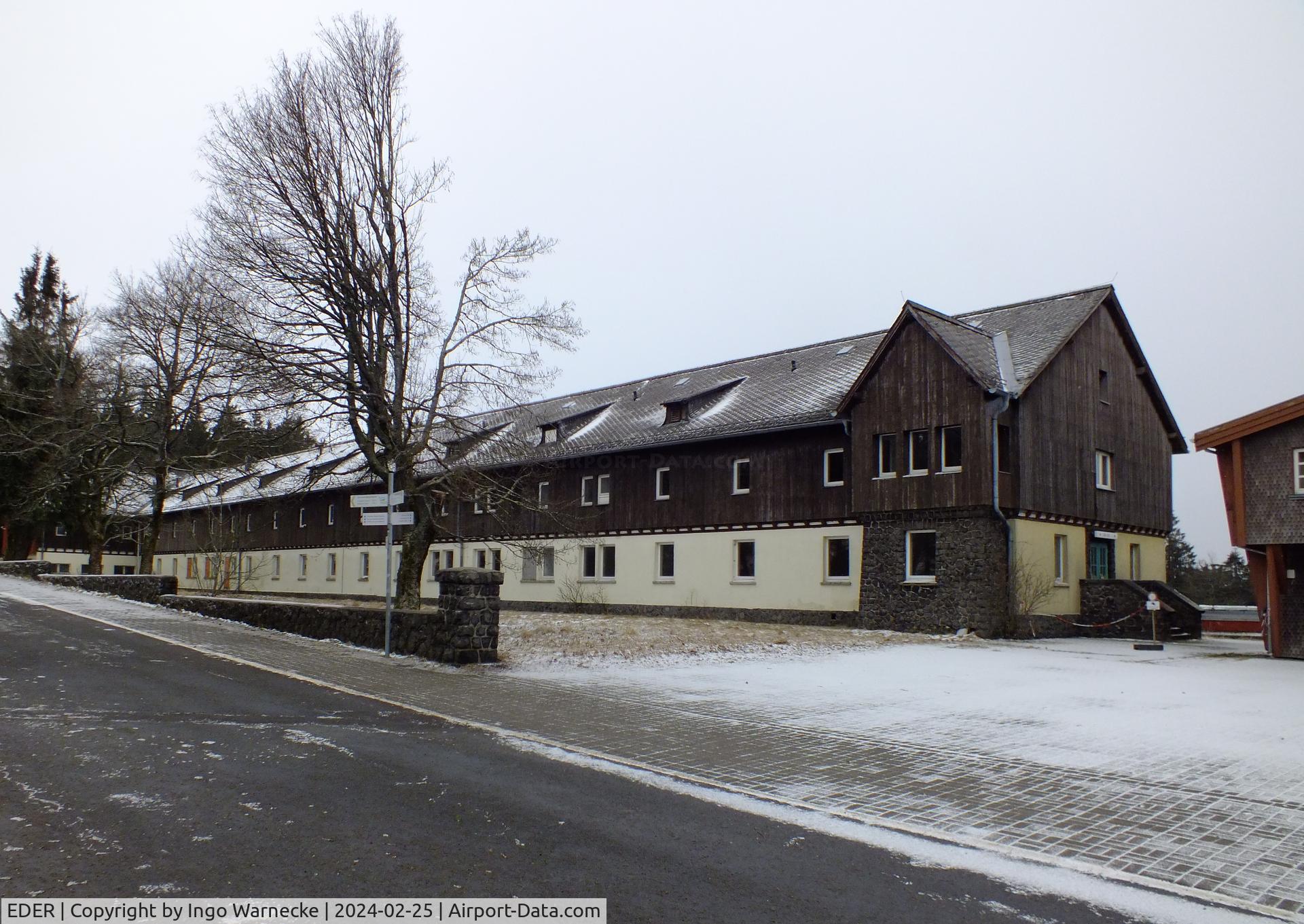 EDER Airport - part of the Groenhoff-Haus complex at Gersfeld - Wasserkuppe airfield