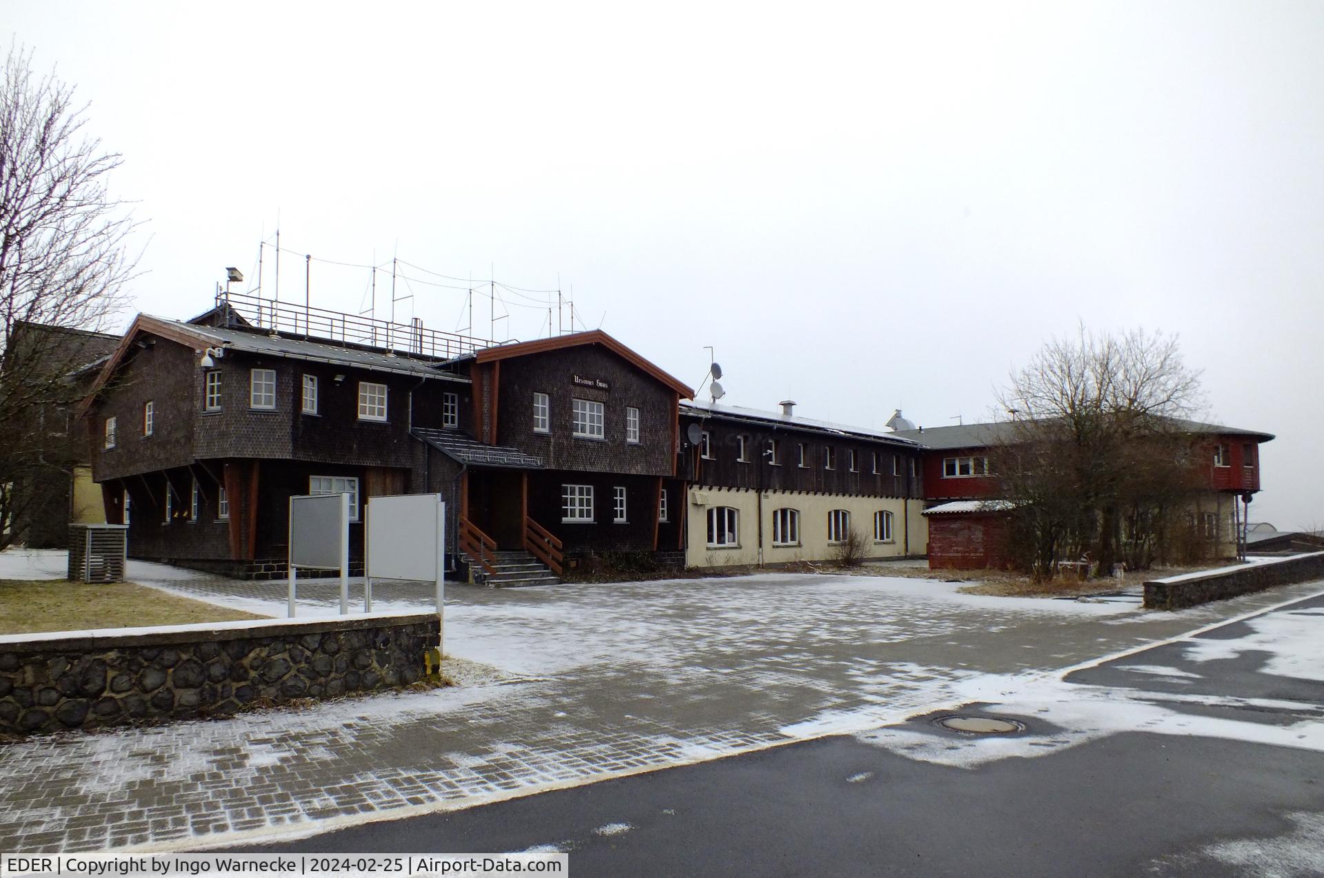 EDER Airport - Ursinus-Haus, part of the Groenhoff-Haus complex at Gersfeld - Wasserkuppe airfield