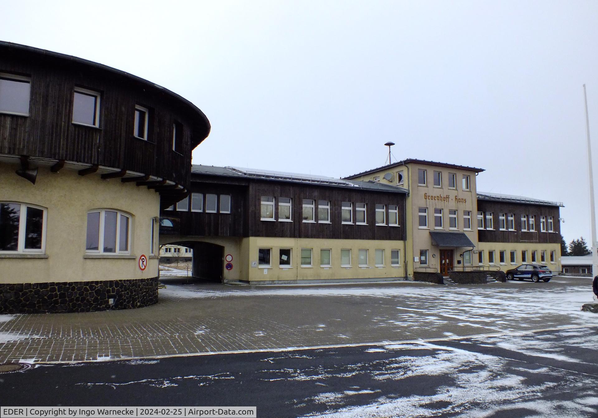 EDER Airport - part of the Groenhoff-Haus complex at Gersfeld - Wasserkuppe airfield